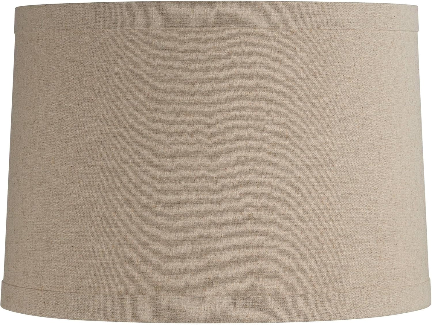 Natural Linen Large Drum Lamp Shade Replacement for Home Decor