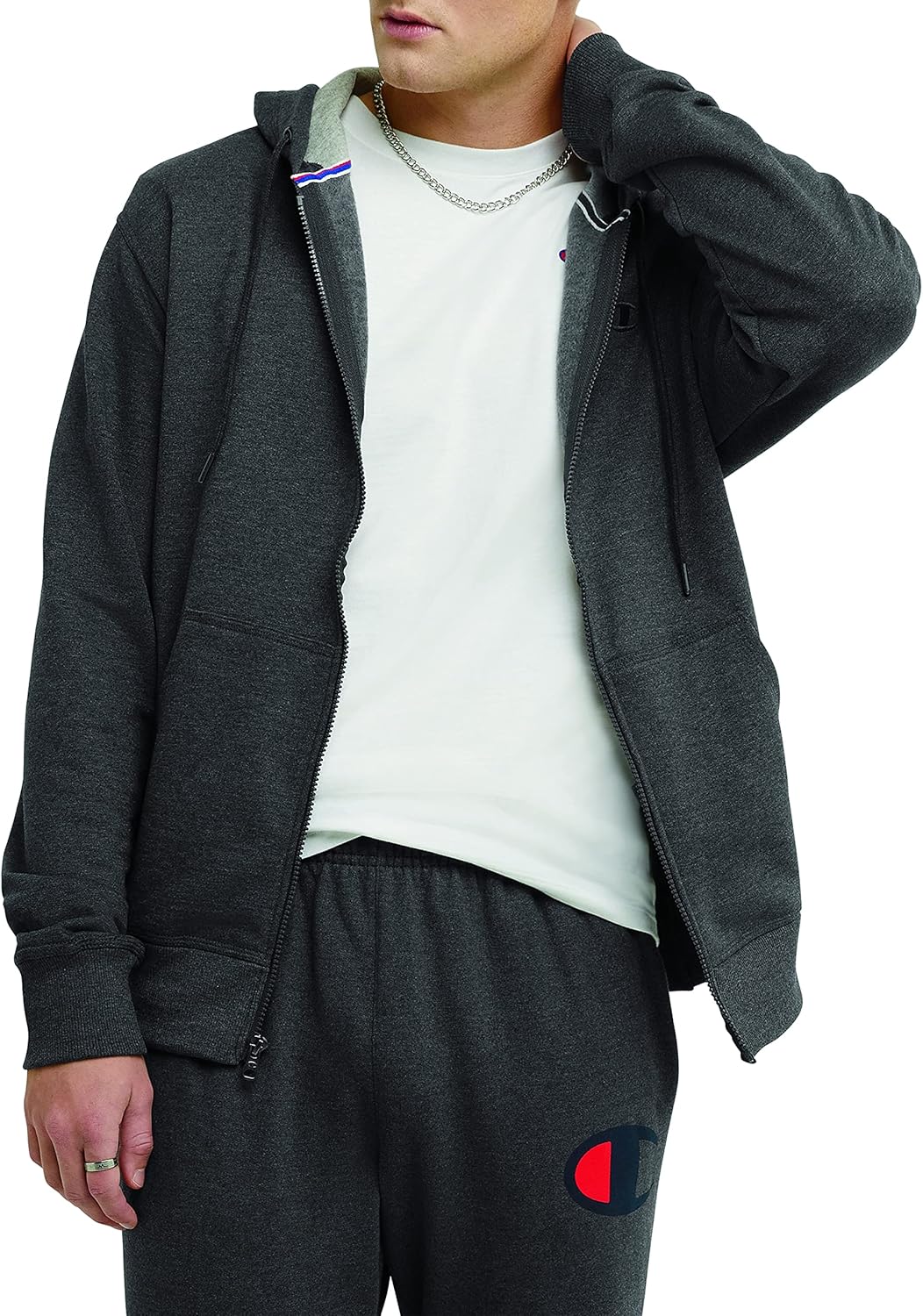 Champion Mens Zip-up Hoodie for Comfort and Style in Any Season