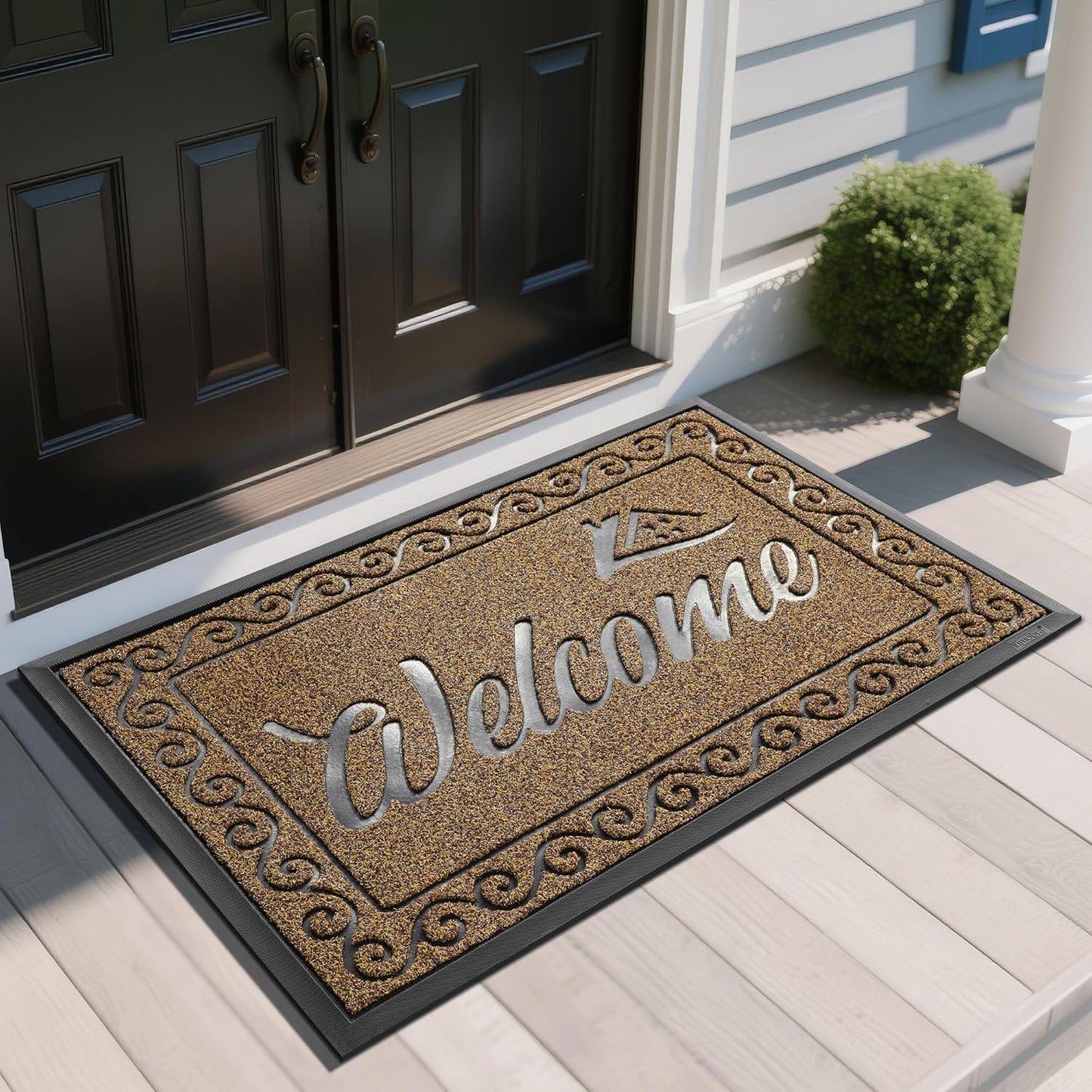 Yimobra Welcome Mat - Heavy Duty Sturdy Door Mats for Home