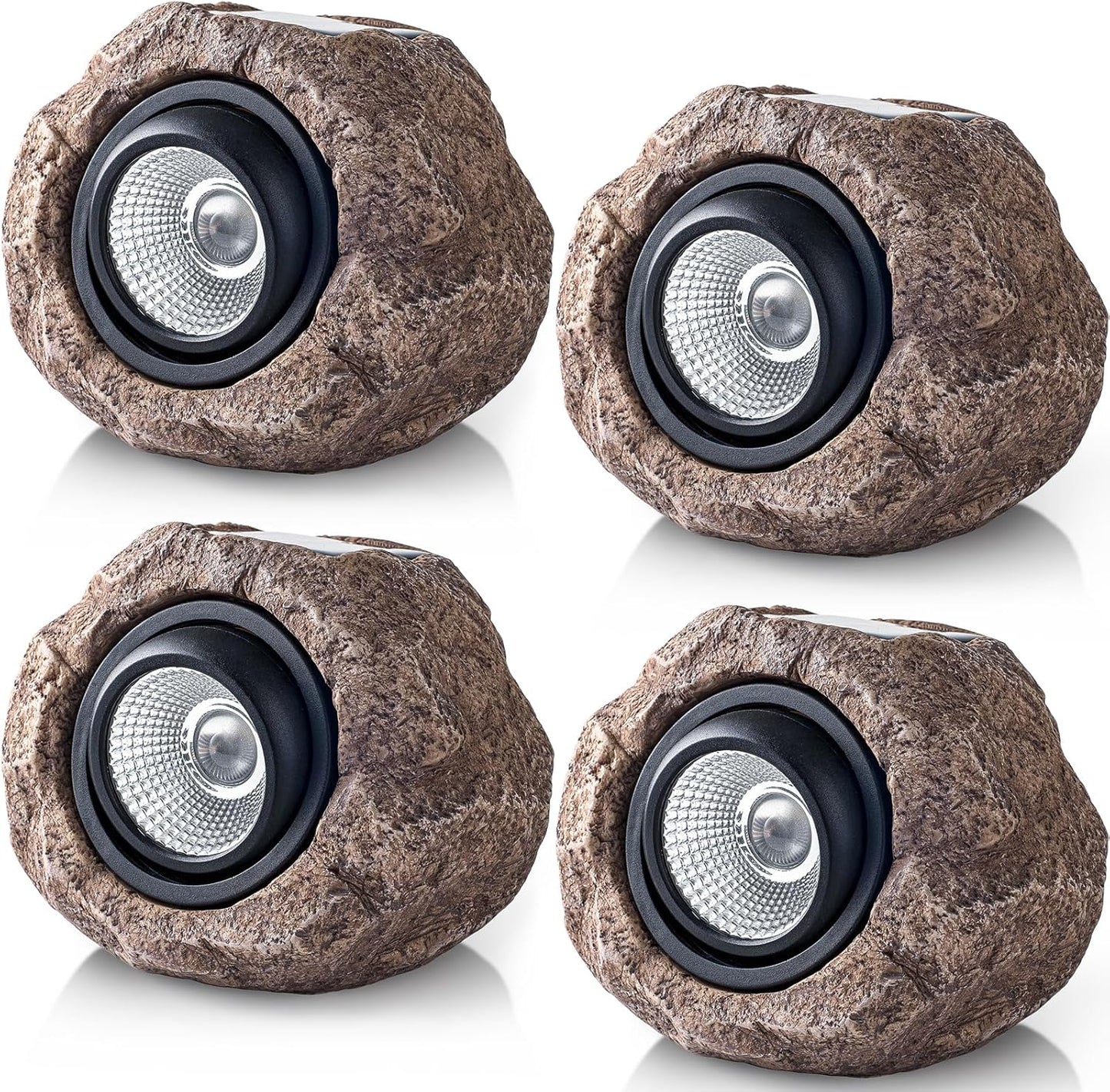 Solar Rock Lights for Outdoor Garden and Pathway Decor