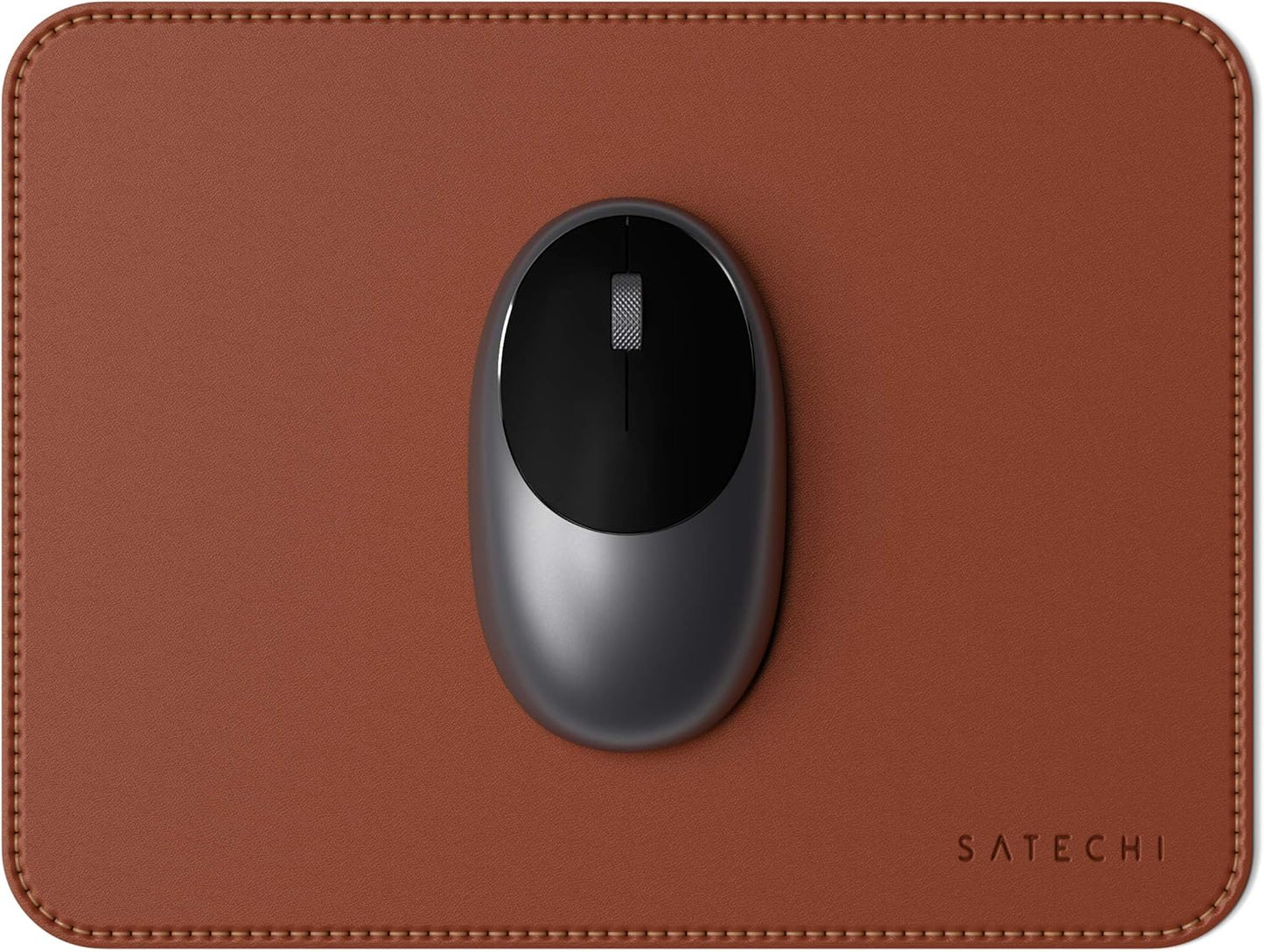 Satechi Eco-Leather Ergonomic Mousepad - Waterproof Desk Mat