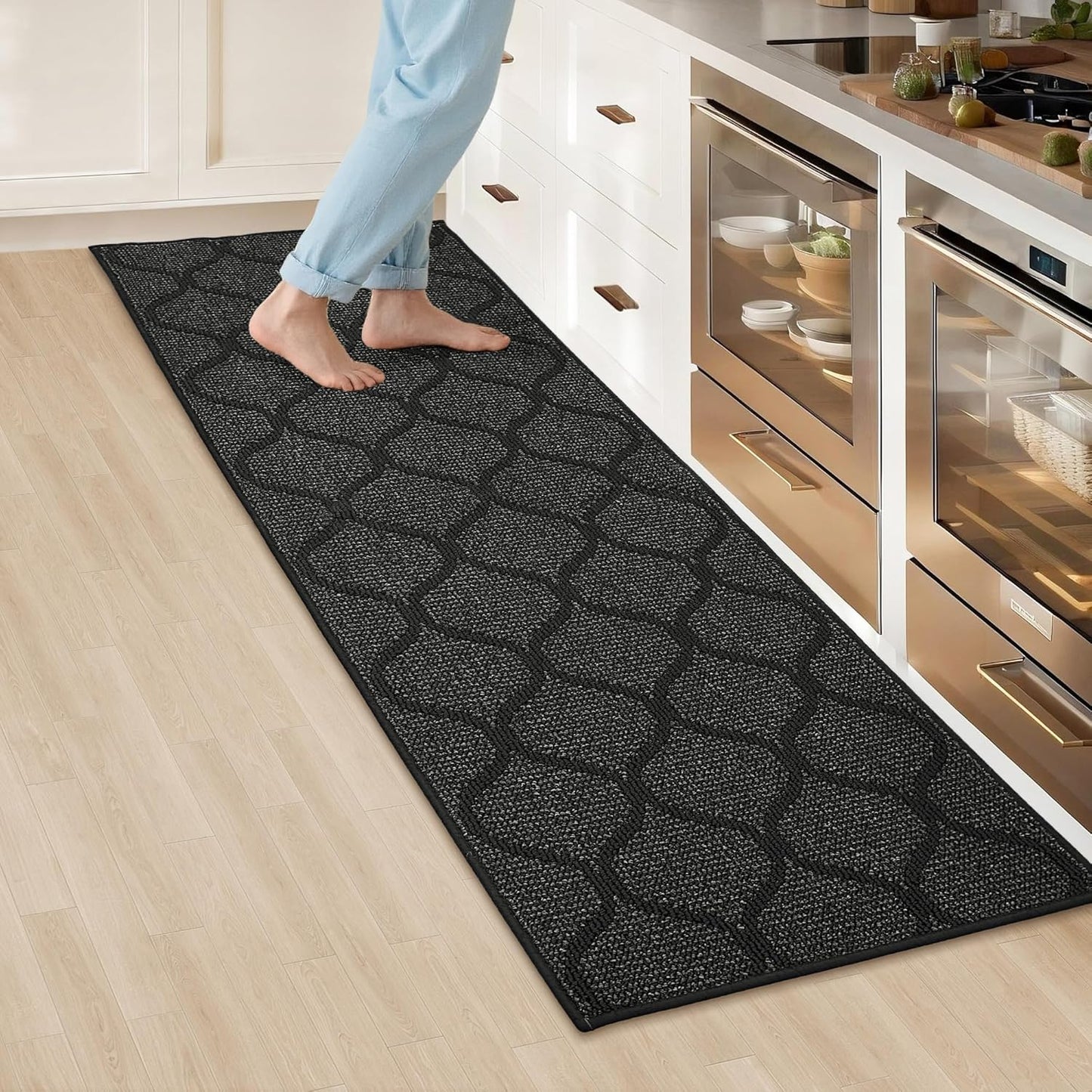 COSY HOMEER Kitchen Rug Non Slip Washable 24x71 for Floors