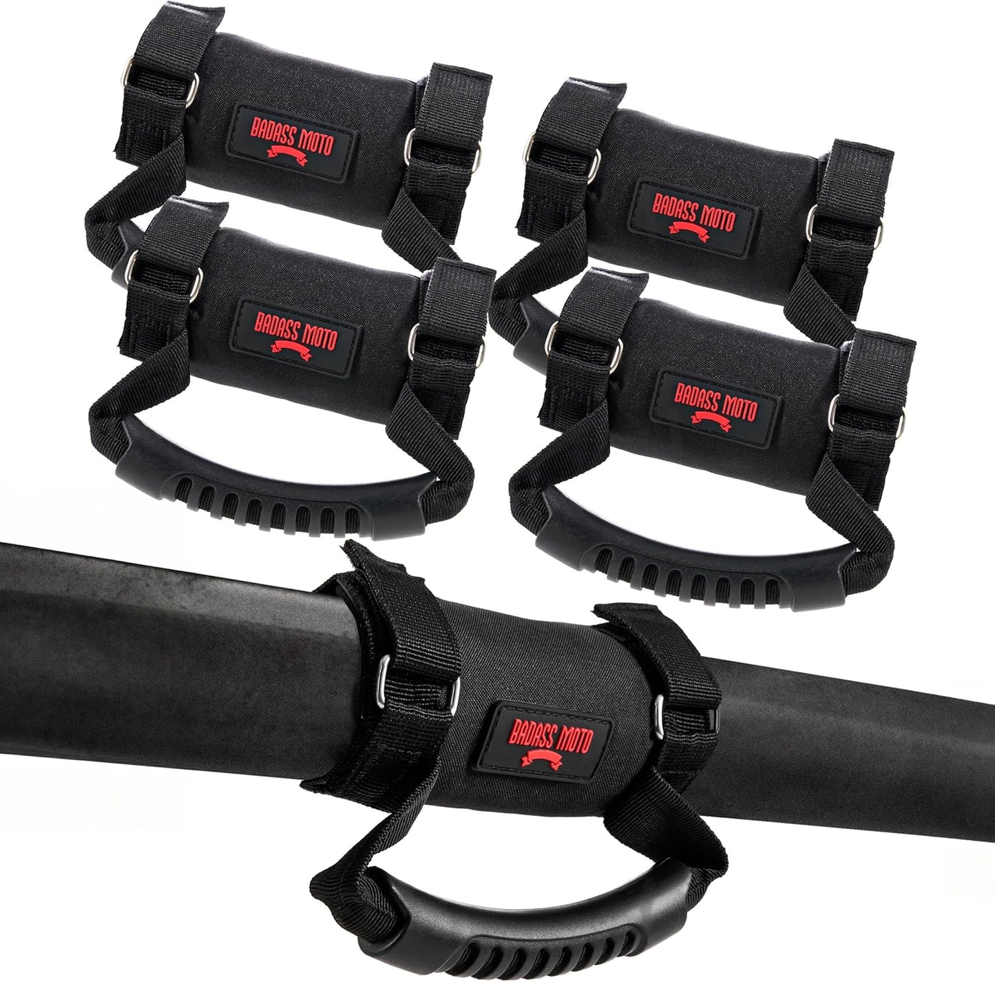 Badass Moto Roll Bar Grab Handles for UTVs, ATVs & SXS