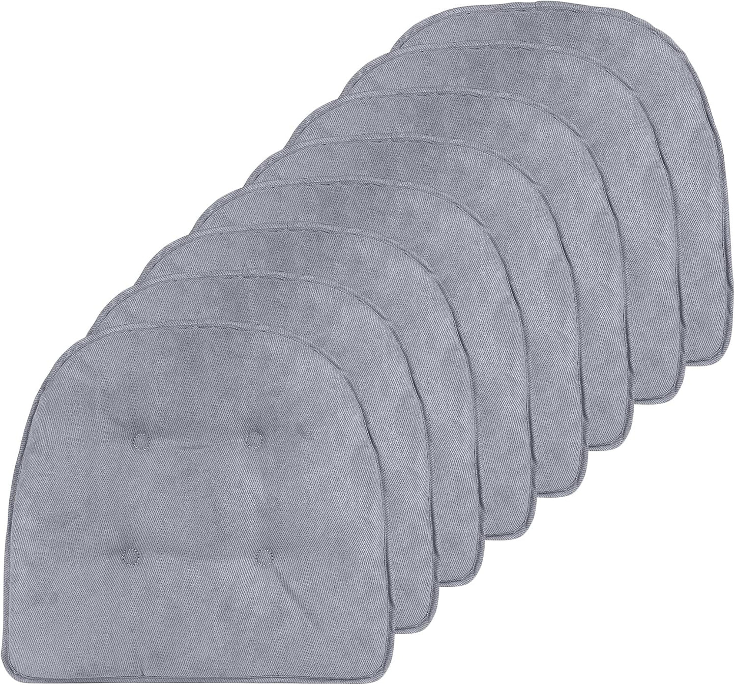 Klear Vu Omega Non-Slip Chair Cushions for Dining Room Comfort