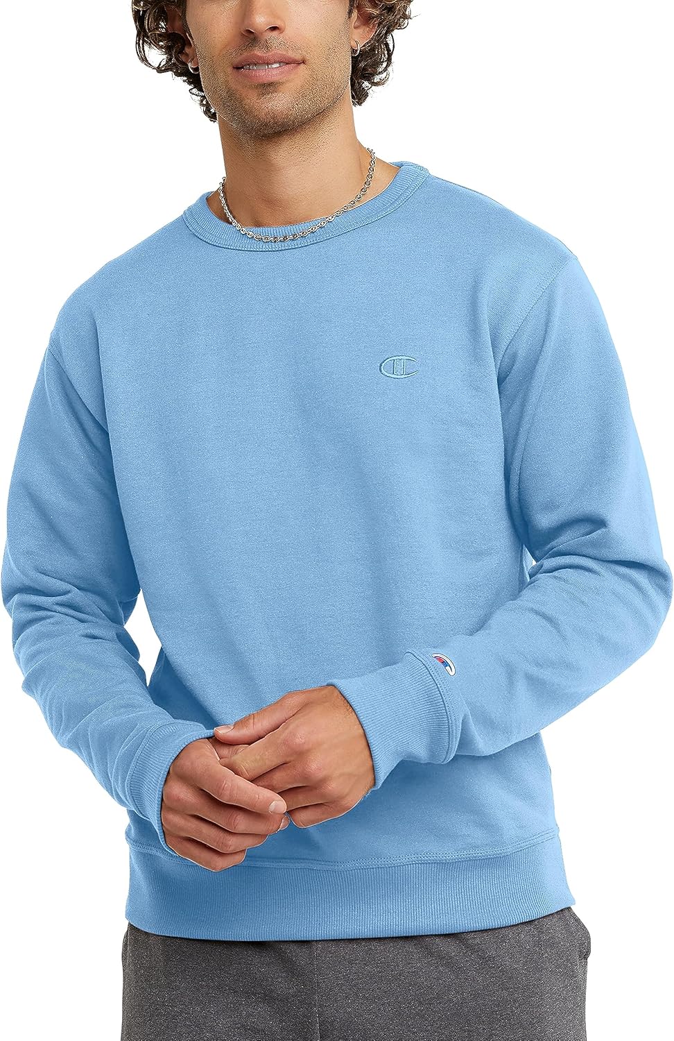 Champion Powerblend Midweight Crewneck Sweatshirt for Men