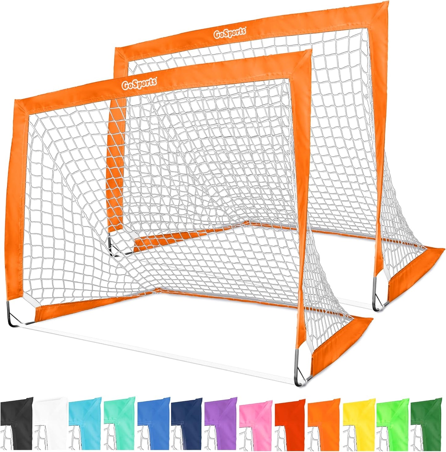 GoSports Portable Soccer Goals for Kids - Perfect for Backyard Fun
