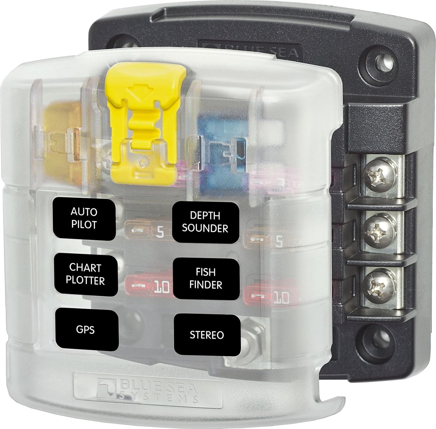 Blue Sea Systems 5028 ST Blade Fuse Block for 6 Circuits