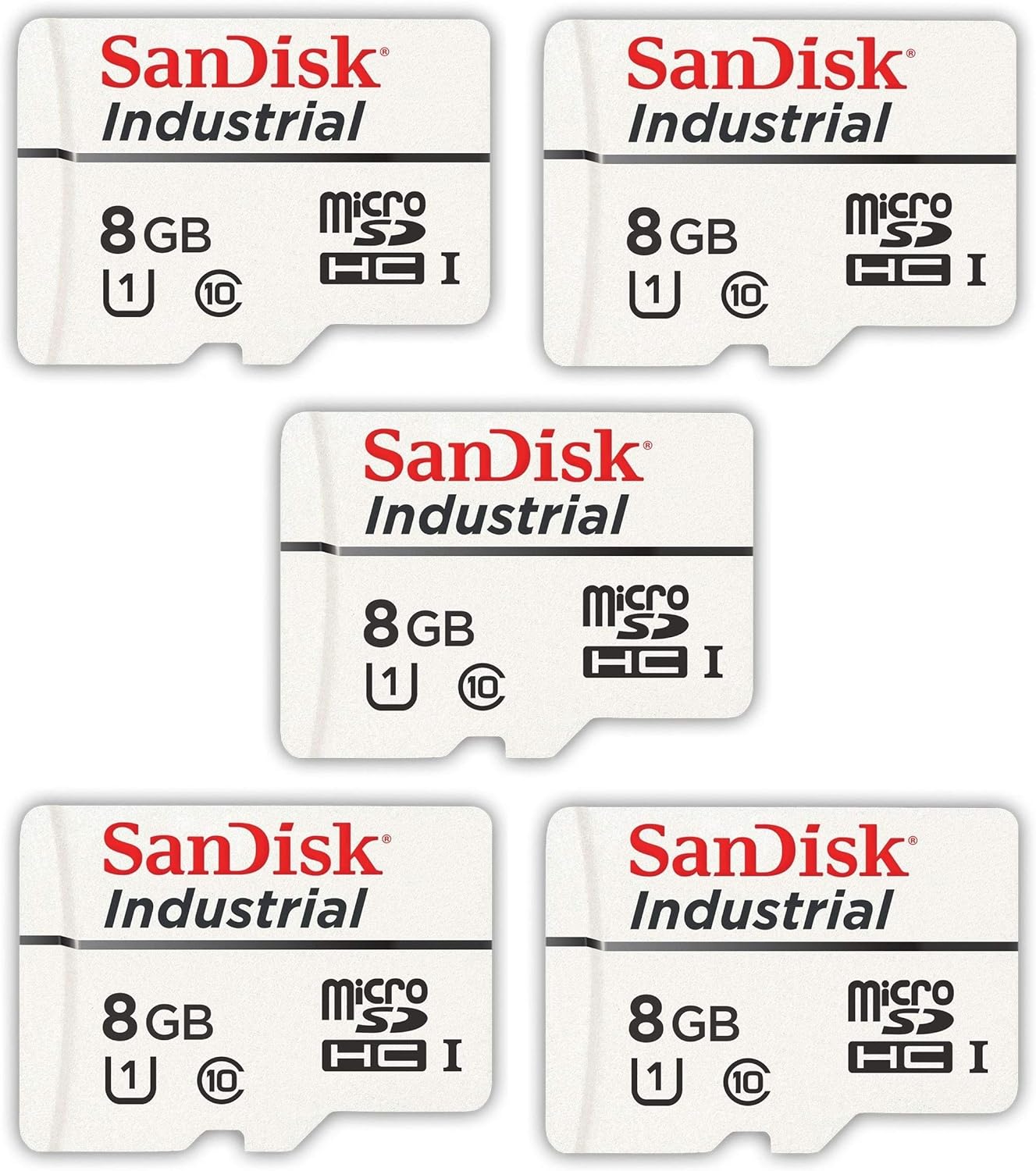 High Performance 8GB SanDisk Micro SD 5-Pack Bundle