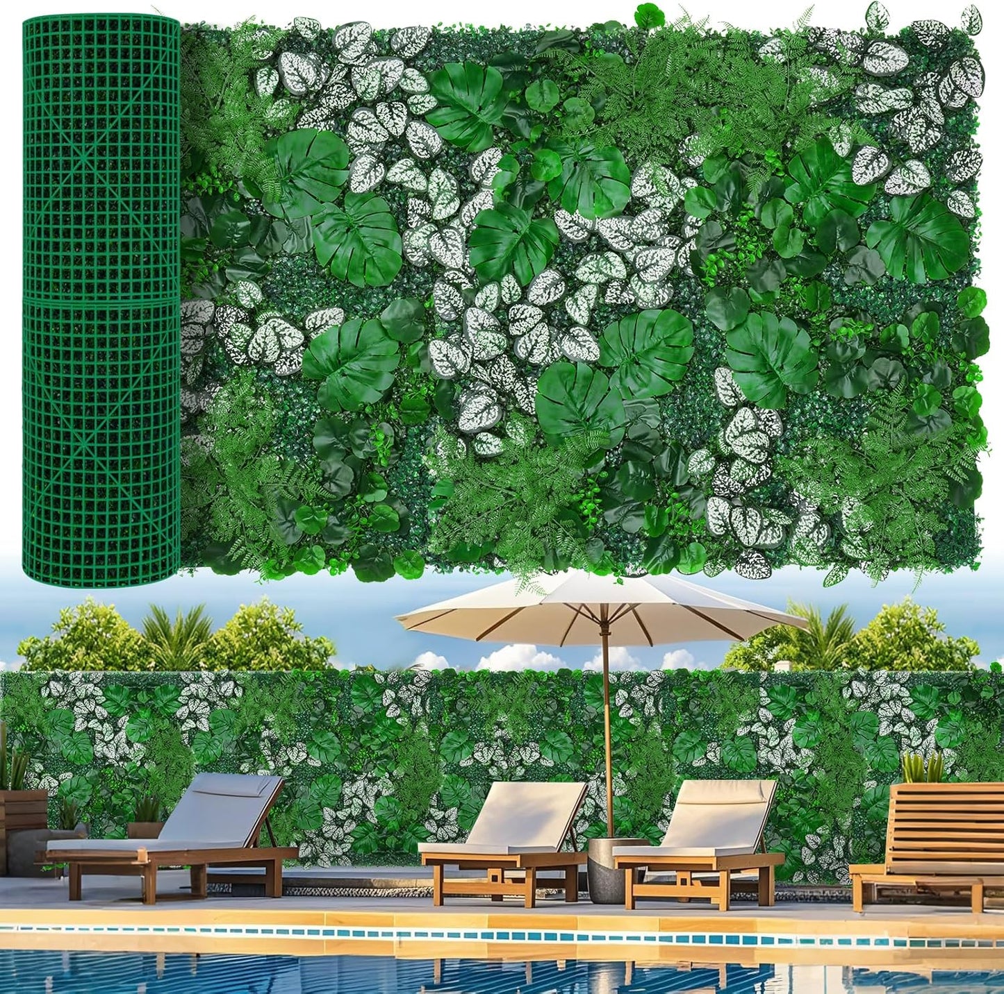 Artificial Boxwood Panels for Privacy Hedge and Decoration