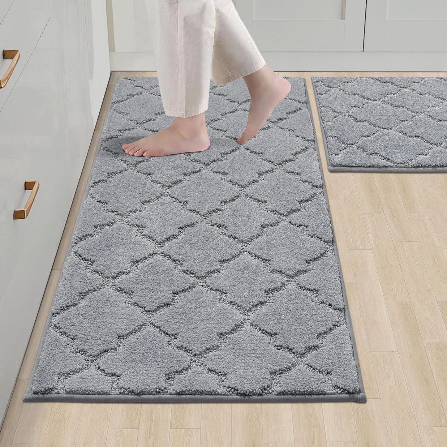 Soft Kitchen Rugs for Front of Sink - Super Absorbent Mats