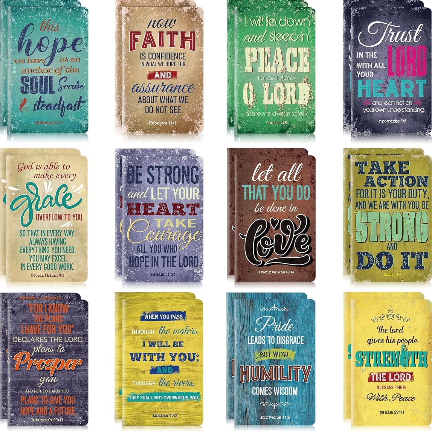 Bible Verse Mini Notepads - Inspire on the Go! 3.5x5