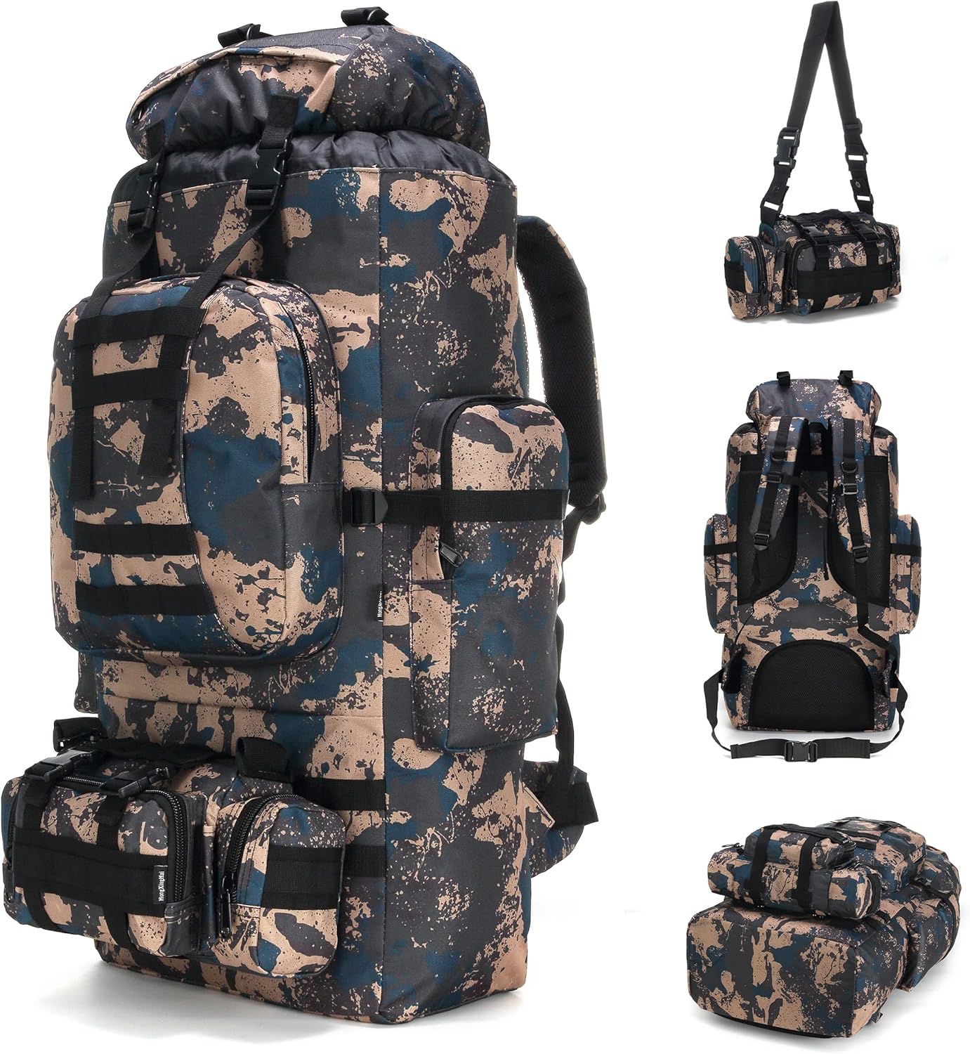 King'sGuard 100L Camping Hiking Backpack for Adventurers