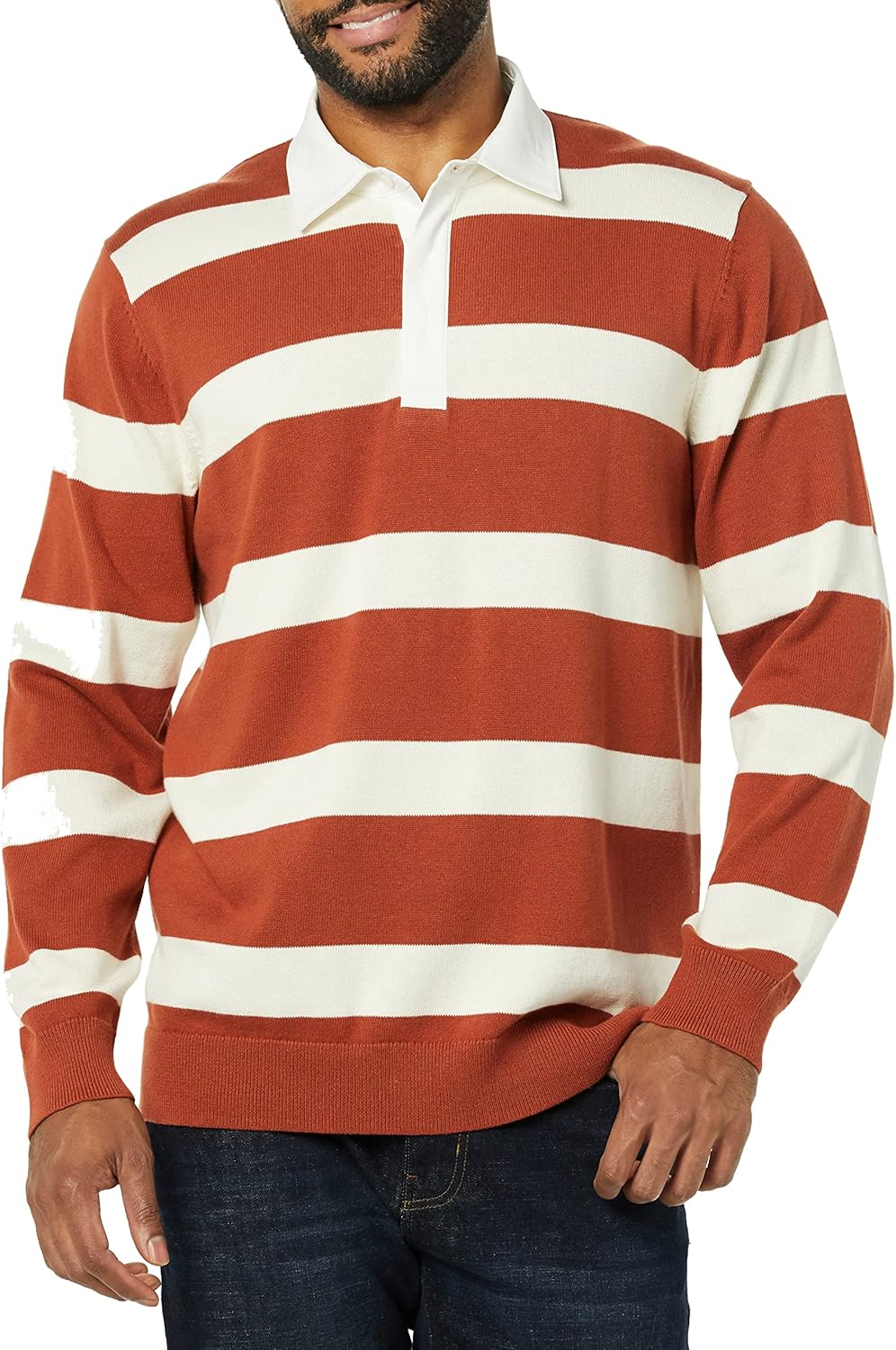 Comfortable Men's Rugby Sweater for Versatile Layering Options