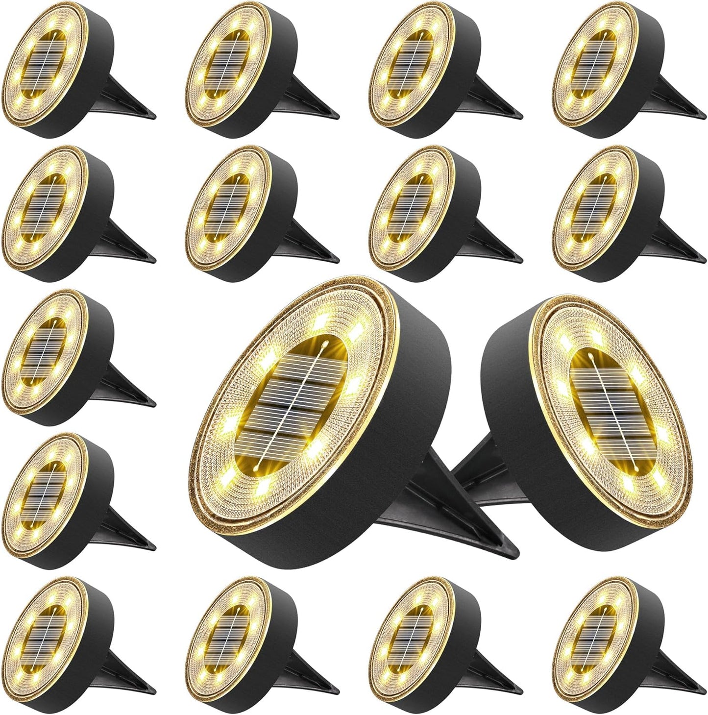 Joomer Solar Ground Lights for Outdoor Landscape Lighting