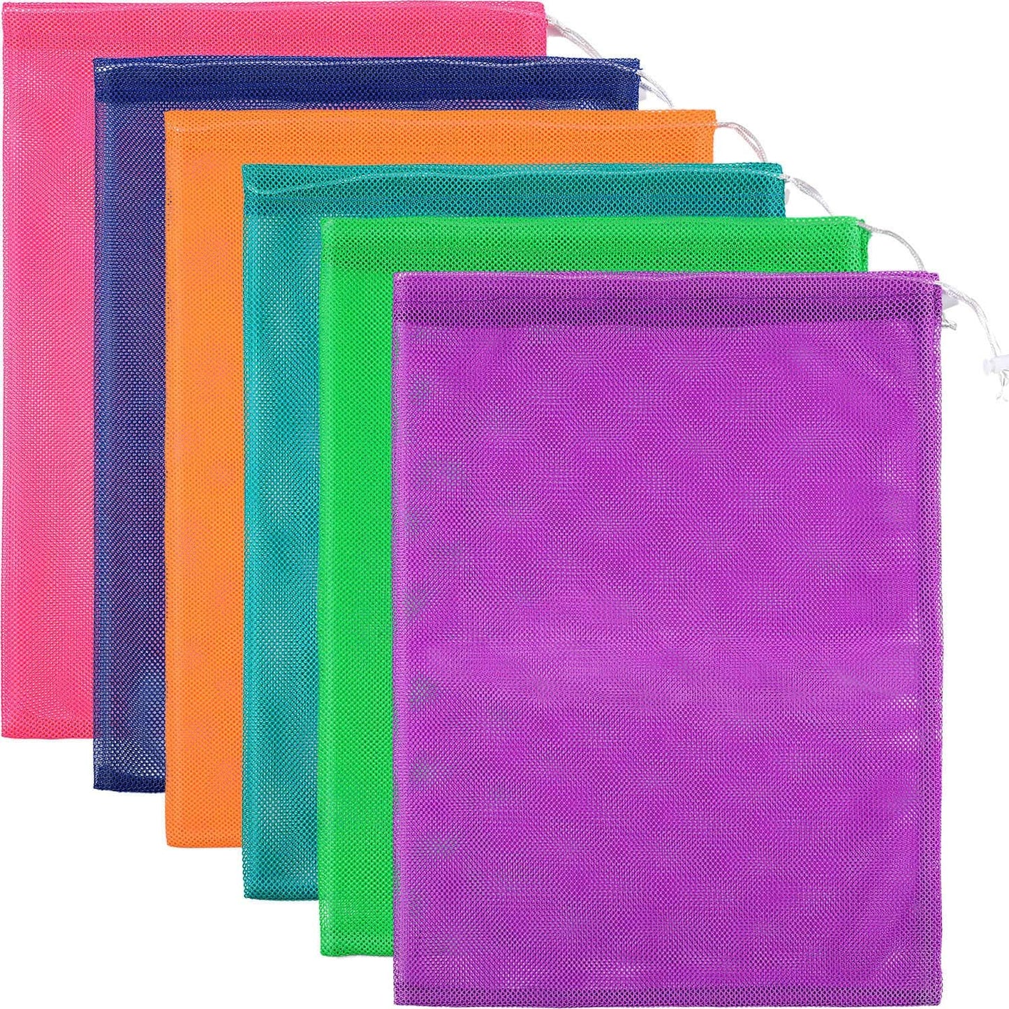 Durable 11x15 Mesh Laundry Bag - Ideal for Beach Toys & Travel
