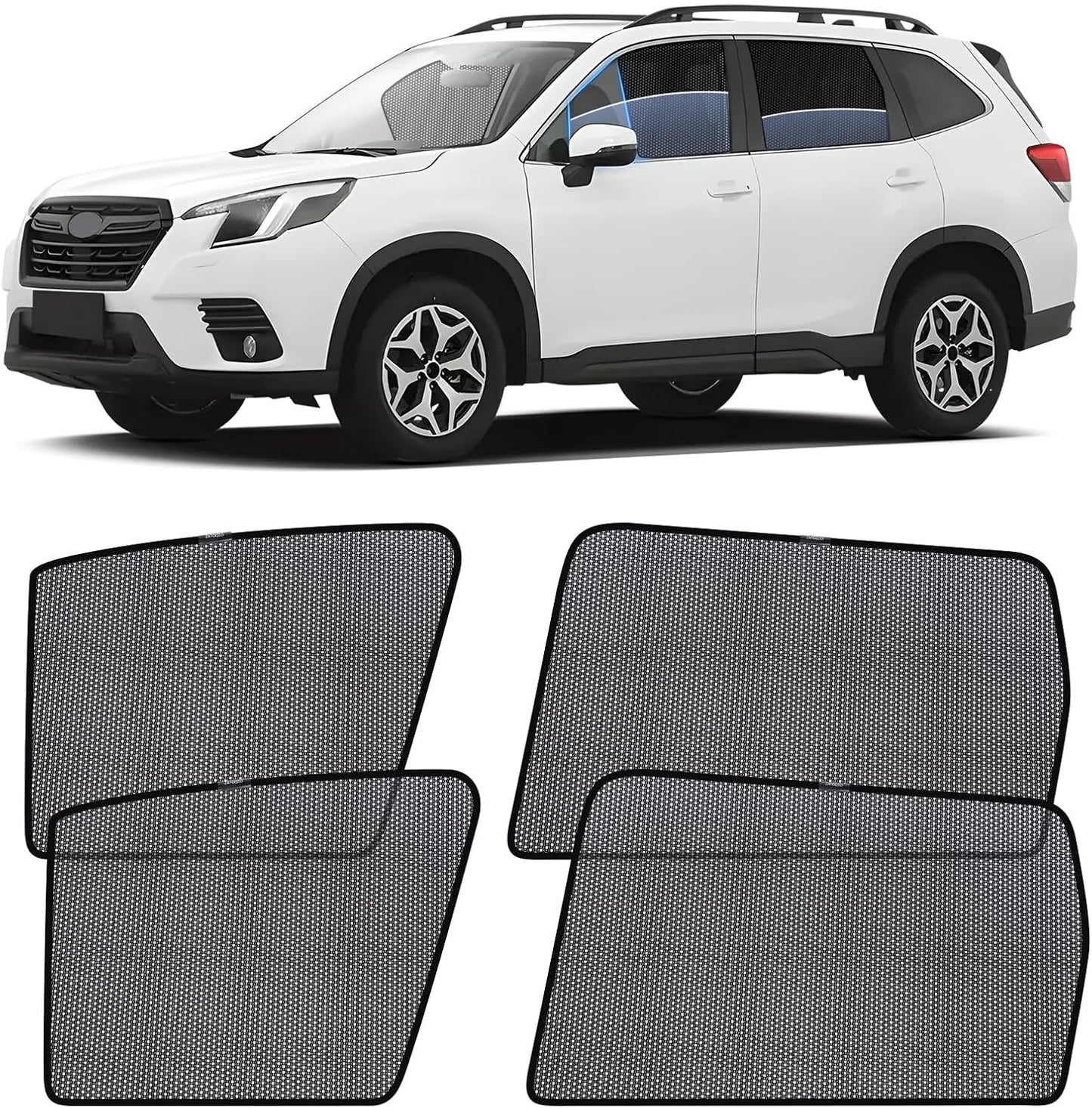 Forester Car Window Shades 2019-2024: UV Ray and Heat Blocker