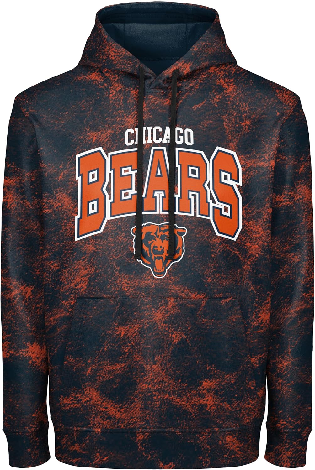 NFL Men's Big Logo Wordmark Camo Performance Hoodie for Fans