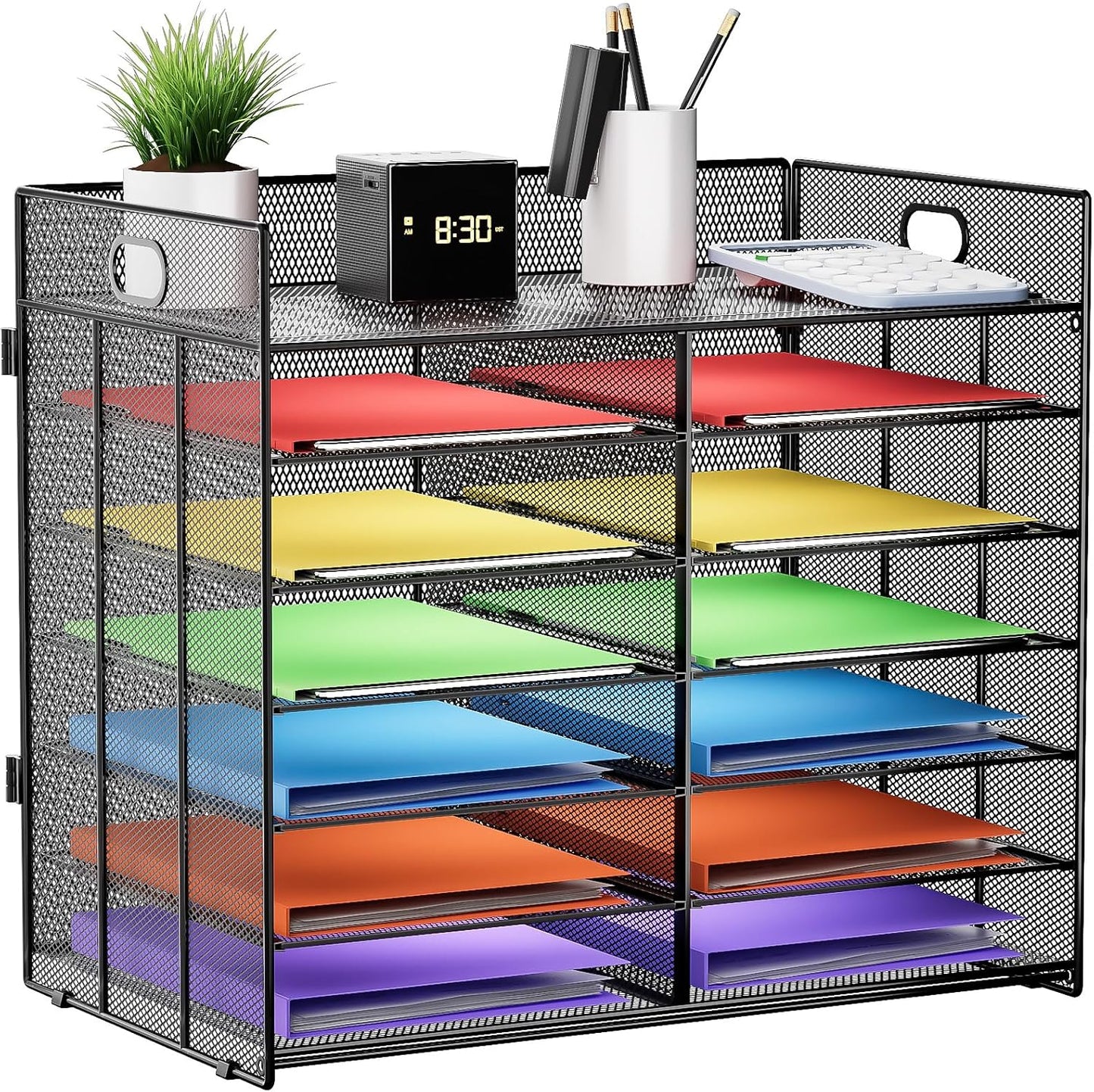 Marbrasse Desktop Literature Organizer for Home and Office Use