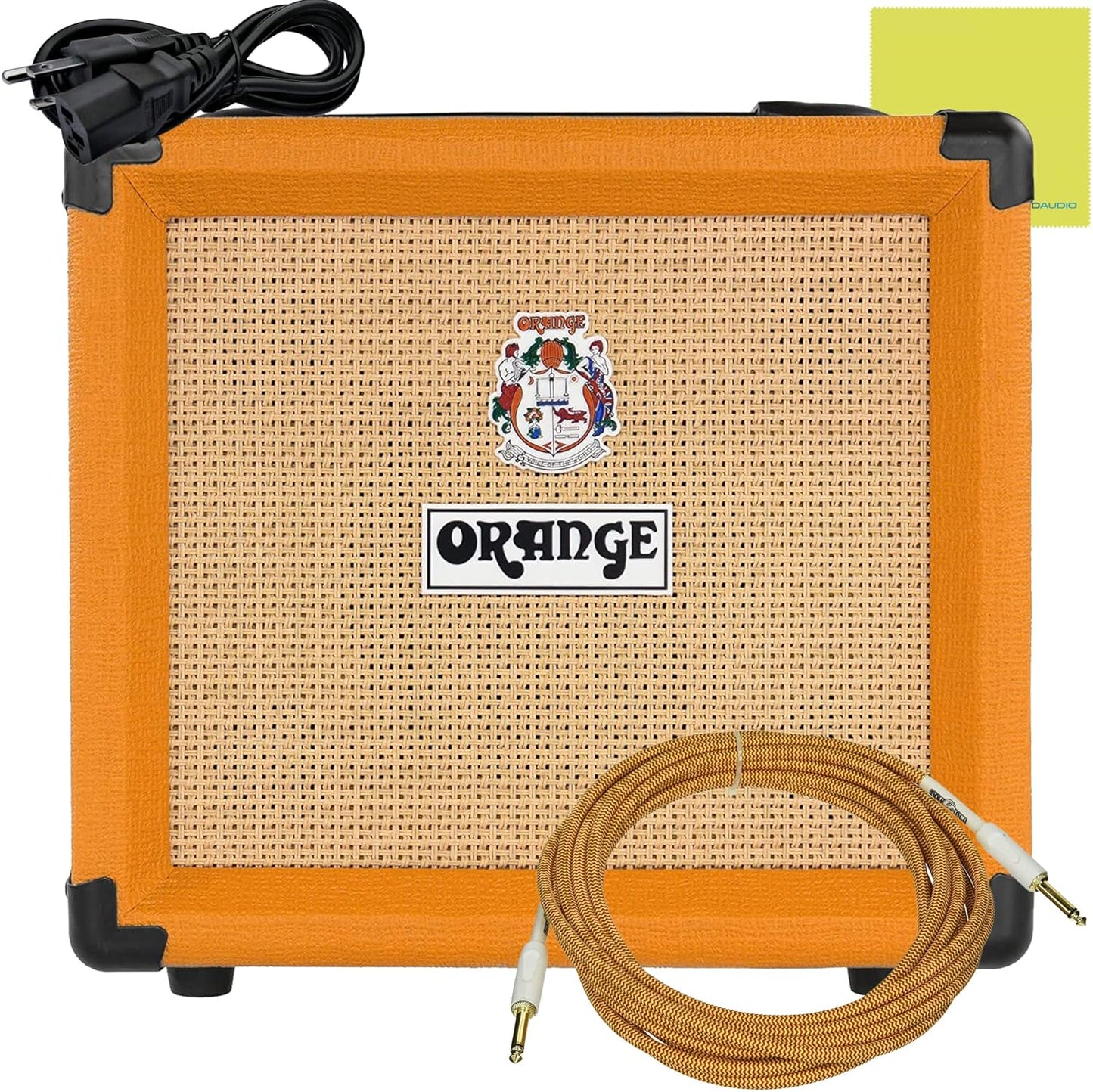 Orange Crush 12 Guitar Amp Bundle + Liquid Audio Care