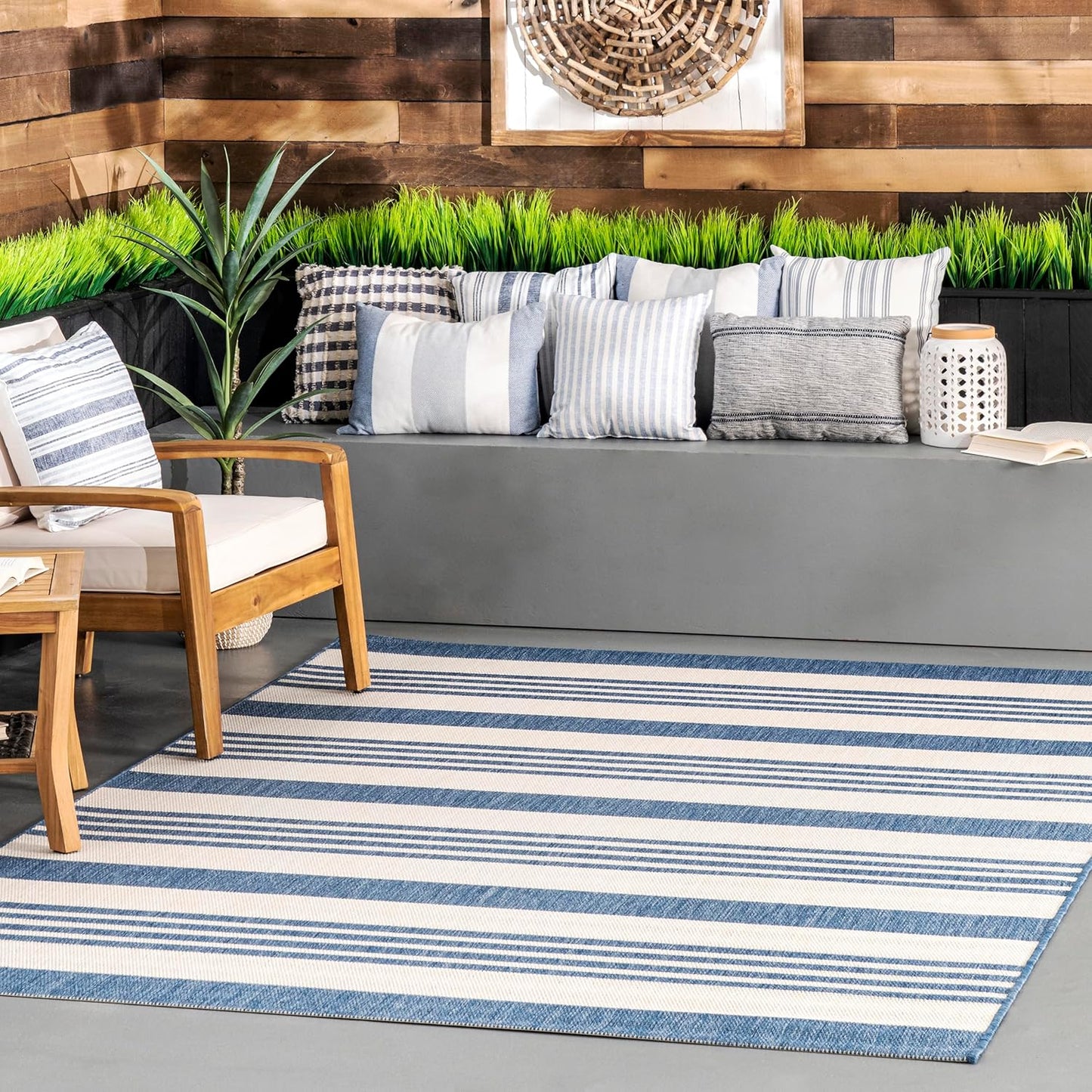 nuLOOM 10ft x 14ft Outdoor Performance Area Rug for Any Space