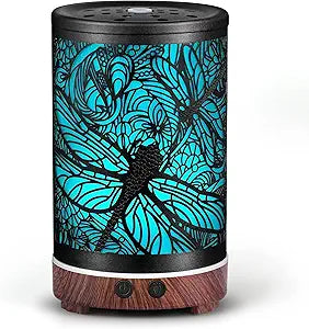 Metal Essential Oils Diffuser for Aromatherapy and Relaxation