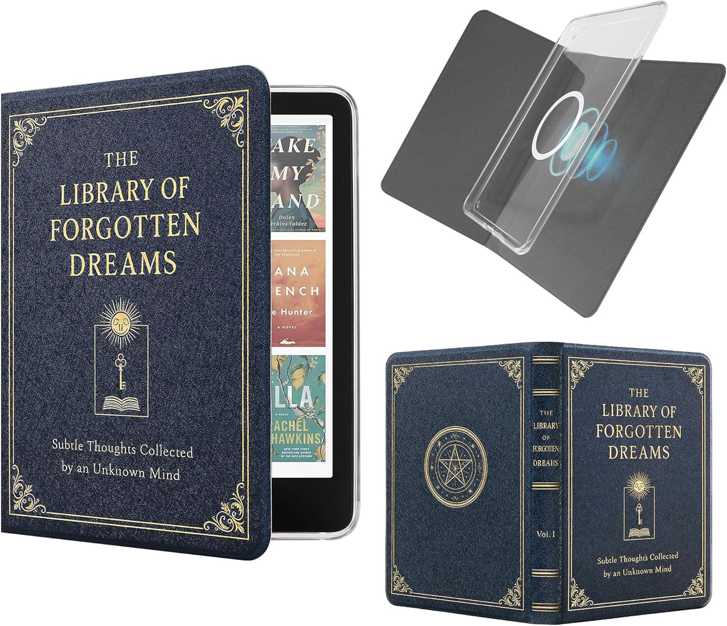 Magnetic Detachable Book Cover Case for 7in Kindle Paperwhite