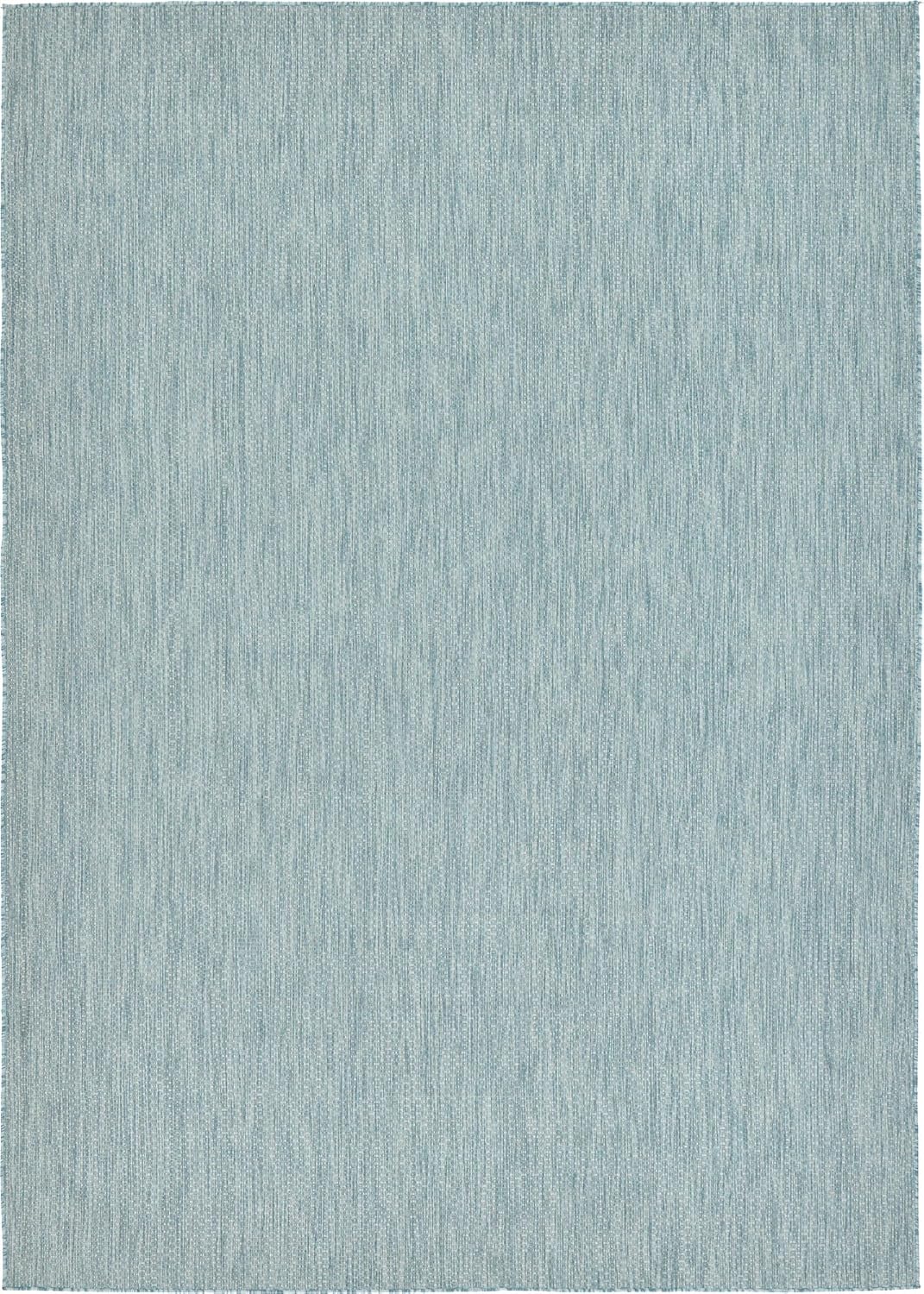 Unique Loom Casual Transitional Solid Heathered Area Rug 8ft x 11ft