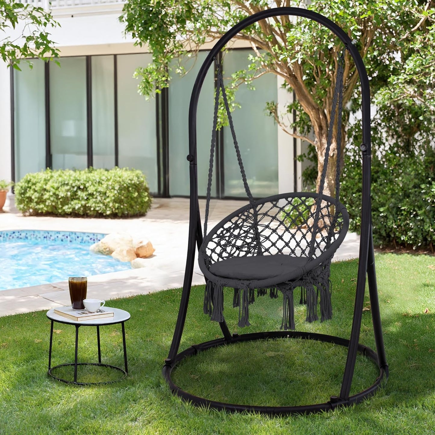 Indoor Hammock Swing Chair with Stand for Ultimate Relaxation