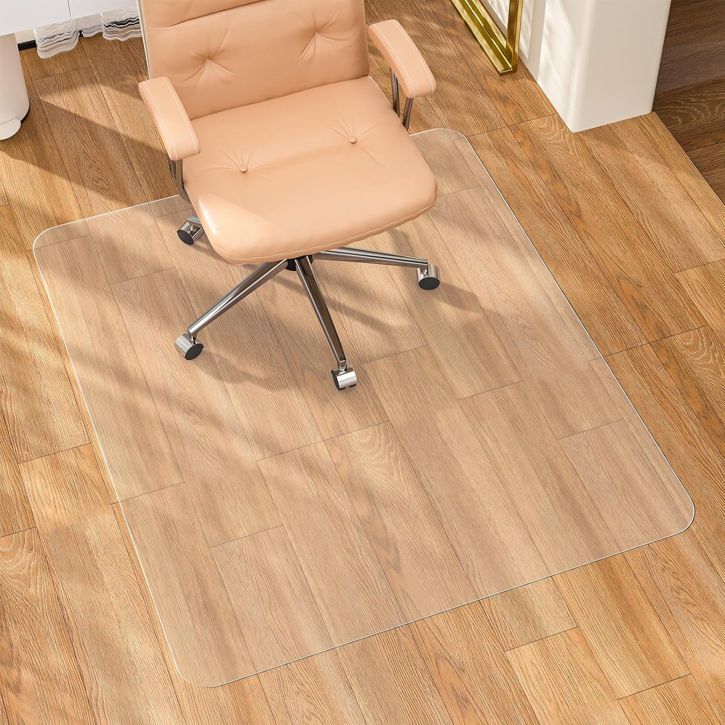Tonaus Chair Mat for Hard Floors - Durable PVC Floor Protector