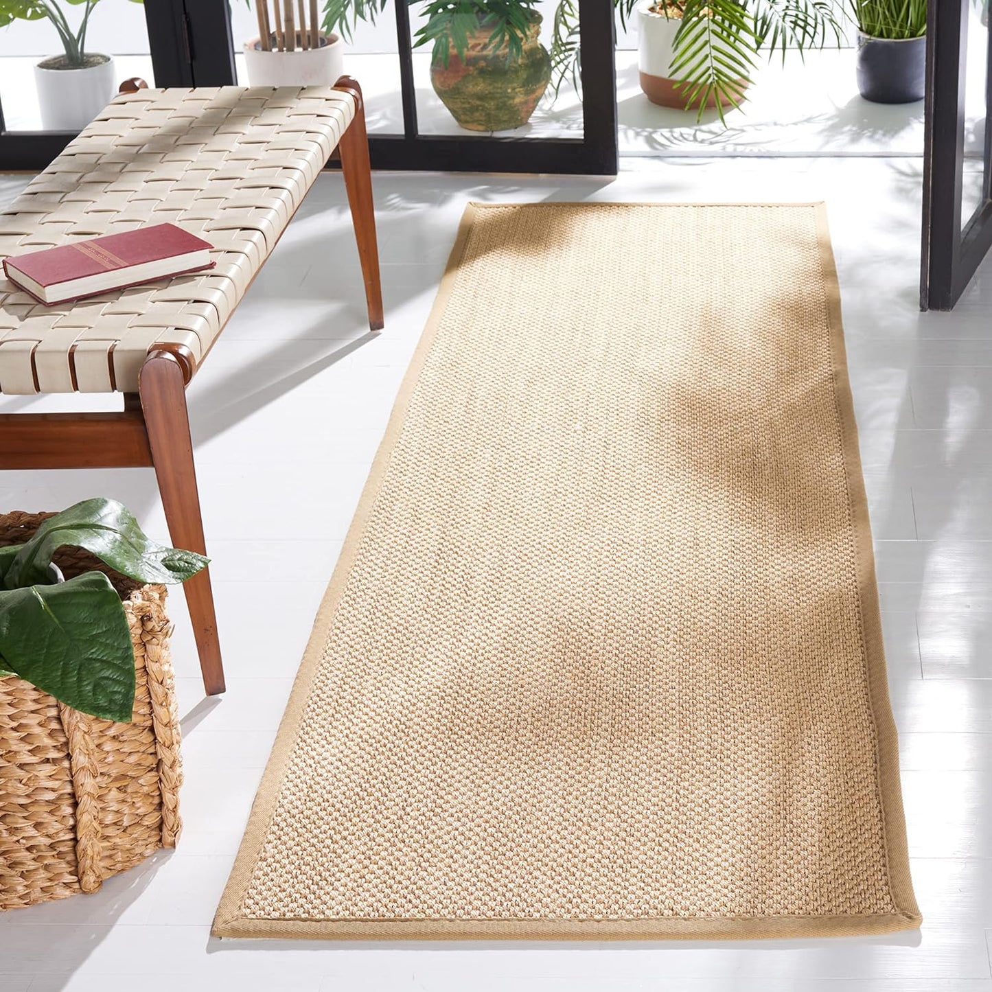 Natural Fiber Runner Rug - 2ft 6in x 20ft for Stylish Interiors