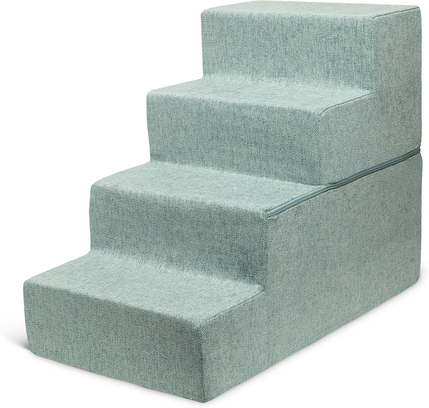 Foldable Foam Pet Steps for Small Dogs and Cats - 4-Step Support