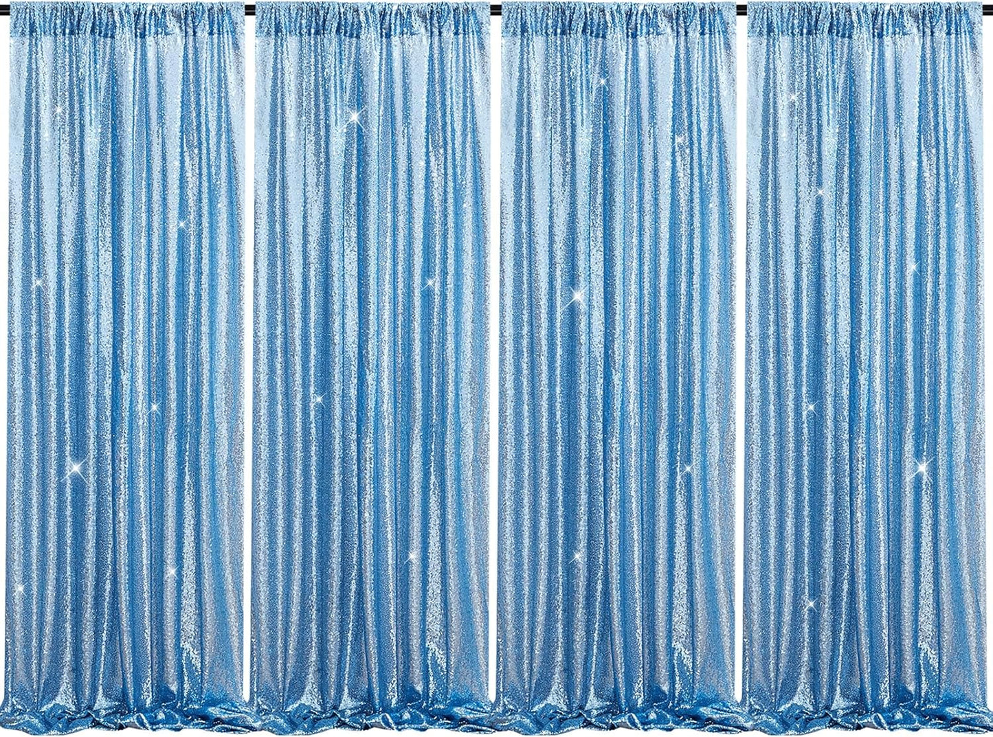 B-COOL Baby Blue Backdrop Curtains for Stunning Events