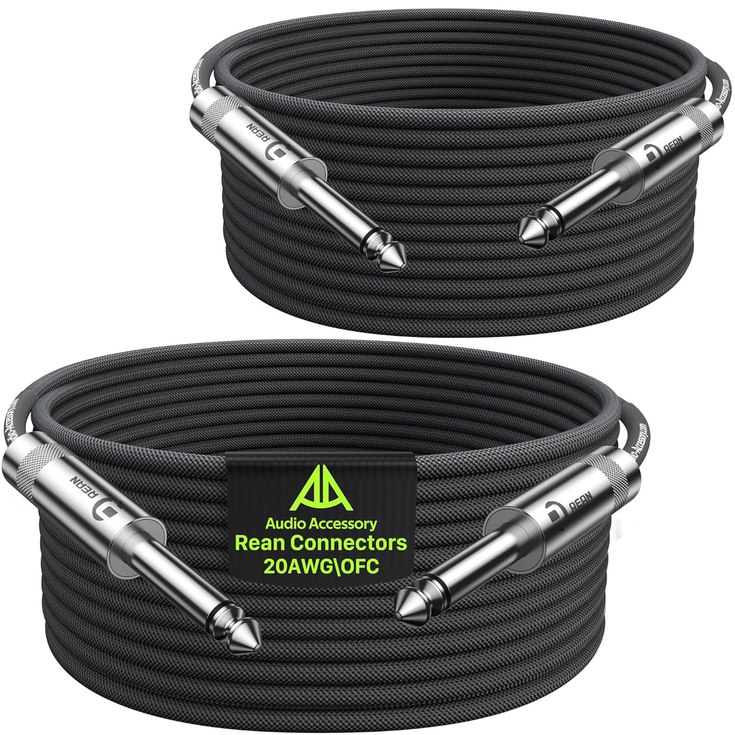 Professional 20 ft Guitar Cable with Kevlar Reinforcement