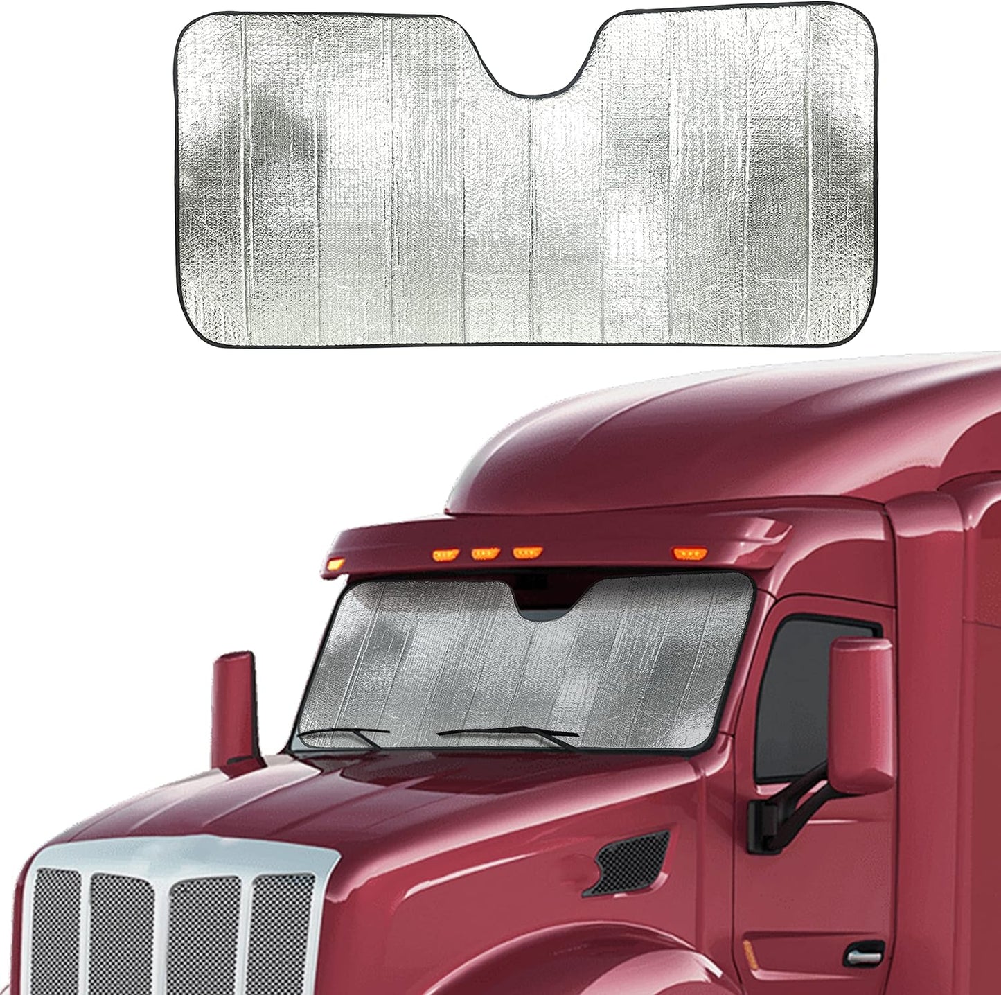 EcoNour Accordion Sun Shade for Trucks - Ultimate UV Protection