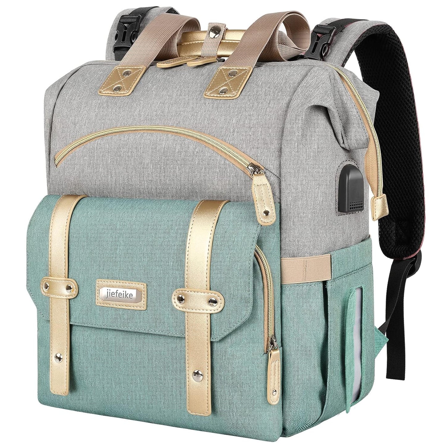 Jiefeike Diaper Bag Backpack for Parents on the Go