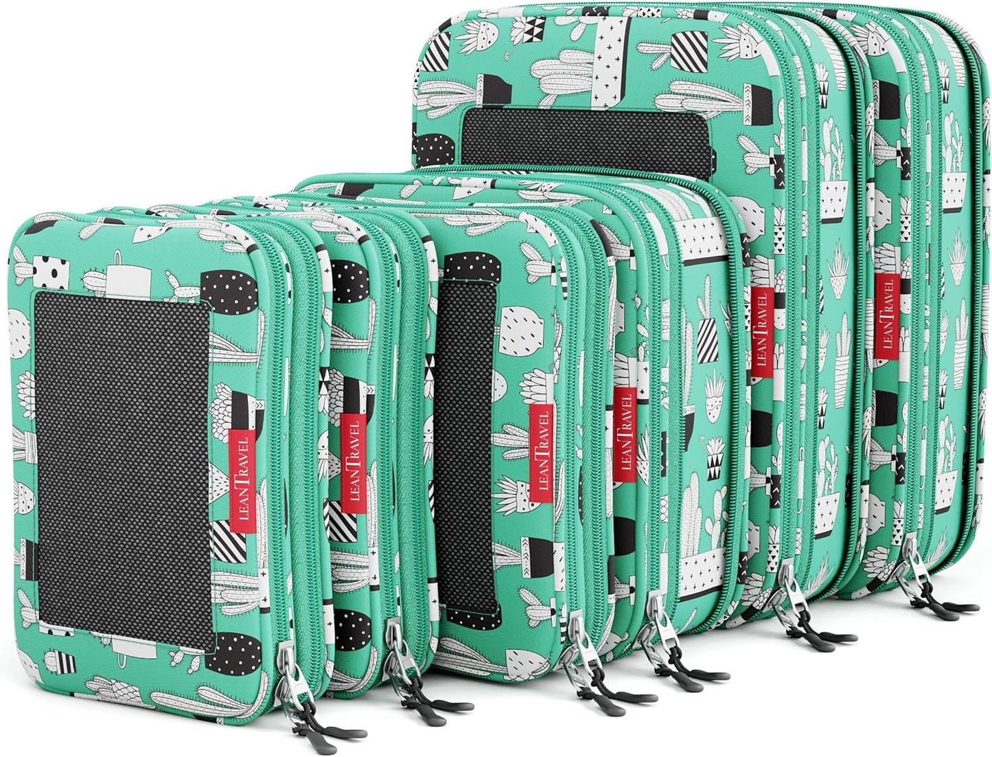 Compression Packing Cubes for Travel Organizers by LeanTravel