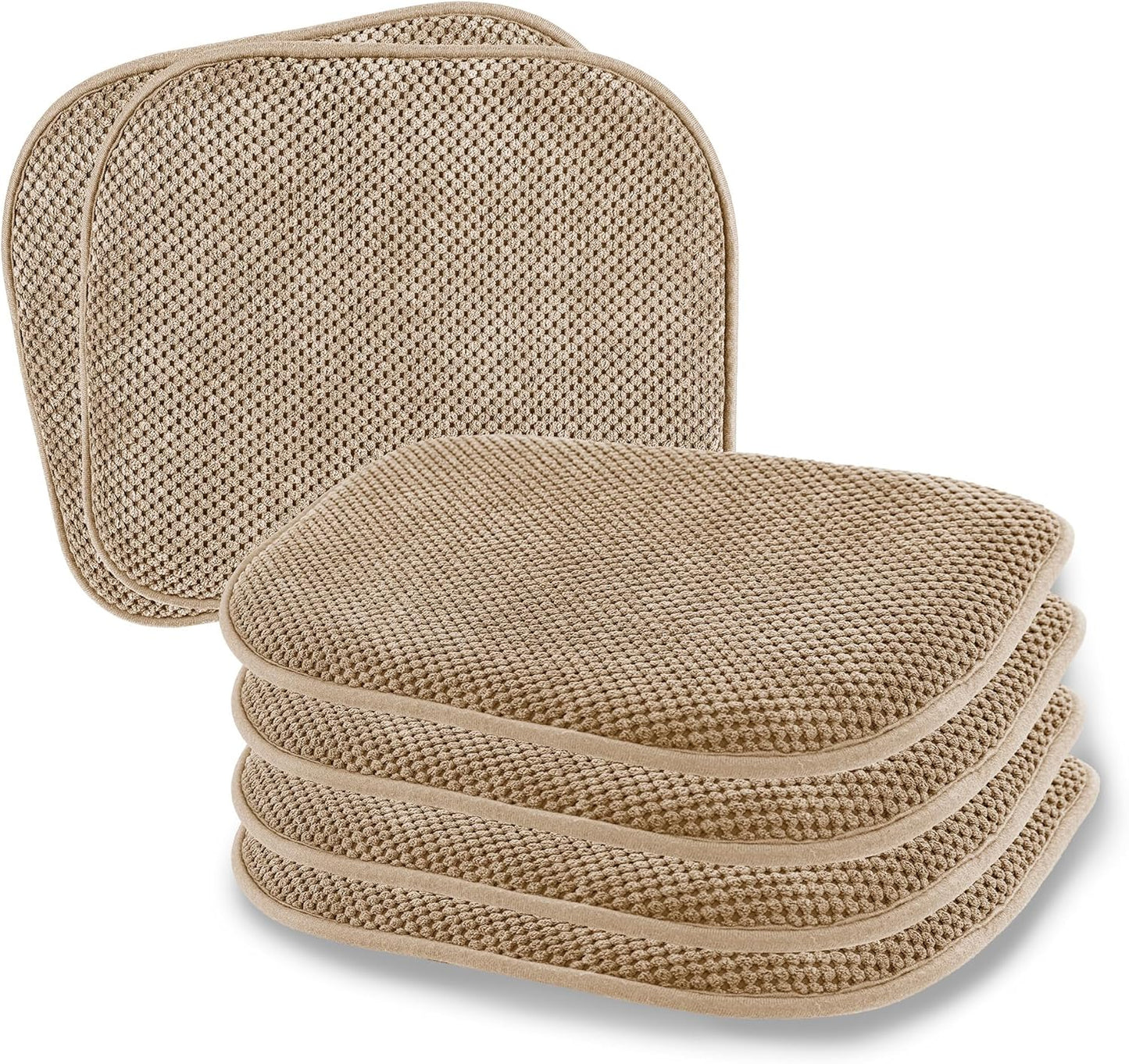 SWEMSTAR Chair Cushions - Comfortable Foam Seat Pads for Chairs