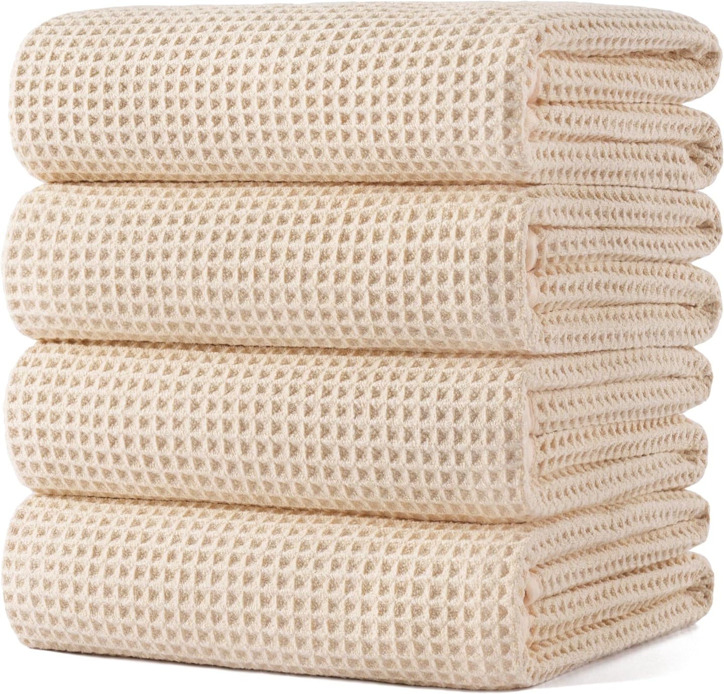 POLYTE Microfiber Oversize Quick Dry Bath Towel, 60 x 30 in
