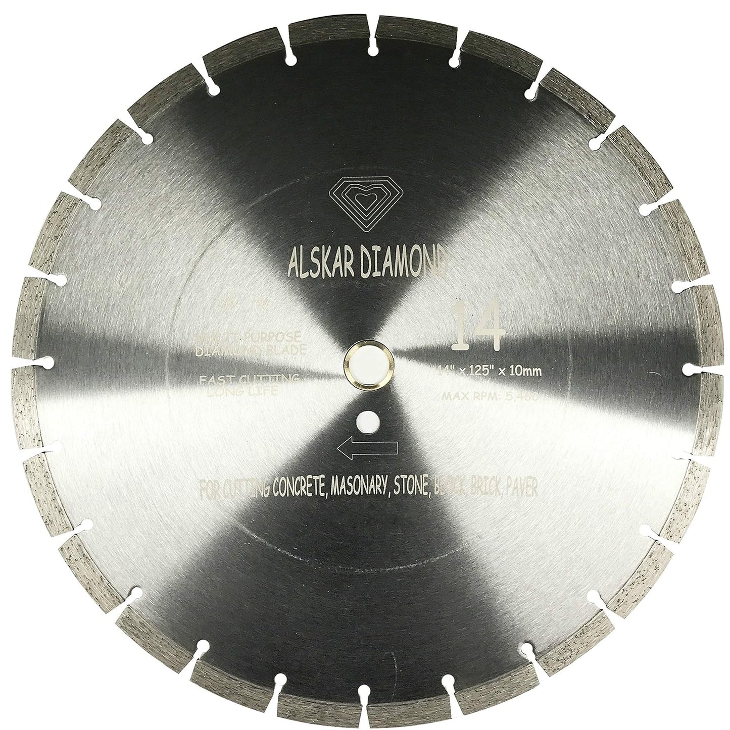 USA ADLSS 14 inch Diamond Saw Blades for Concrete and Stone