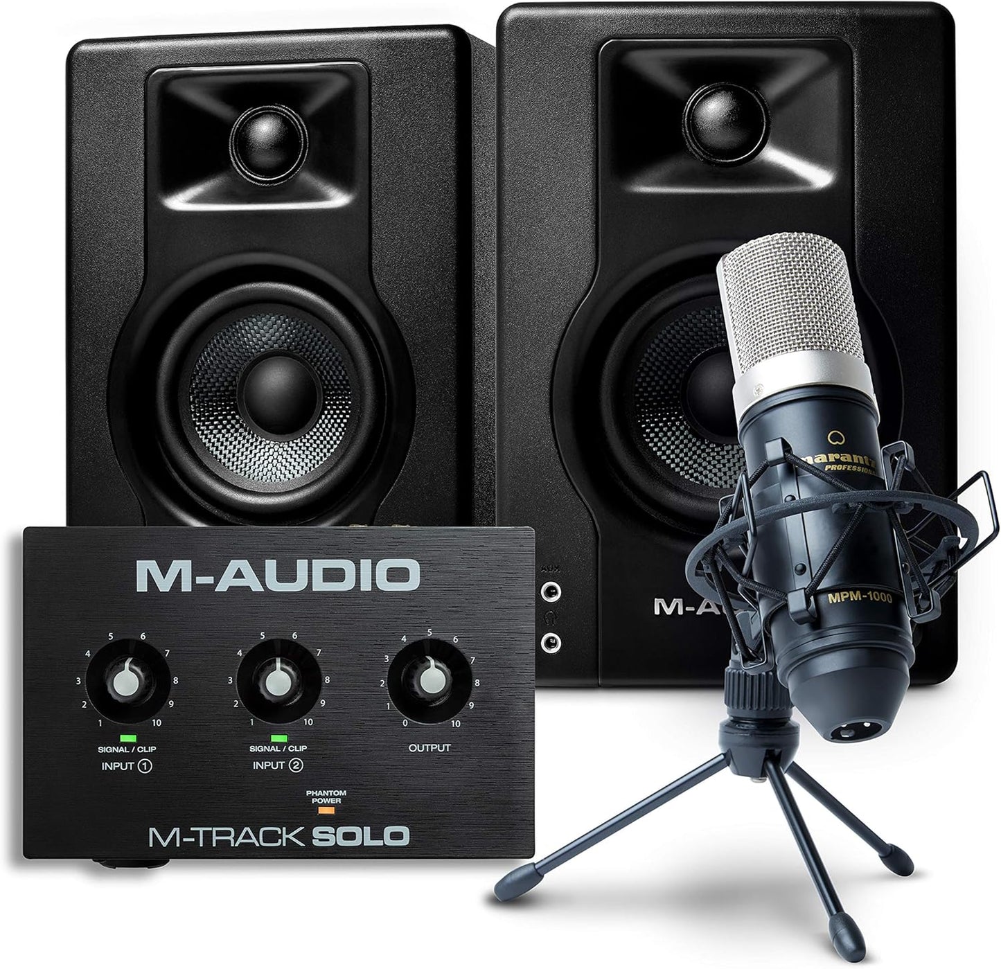 M-Audio Recording and Streaming Bundle for Creators and Musicians