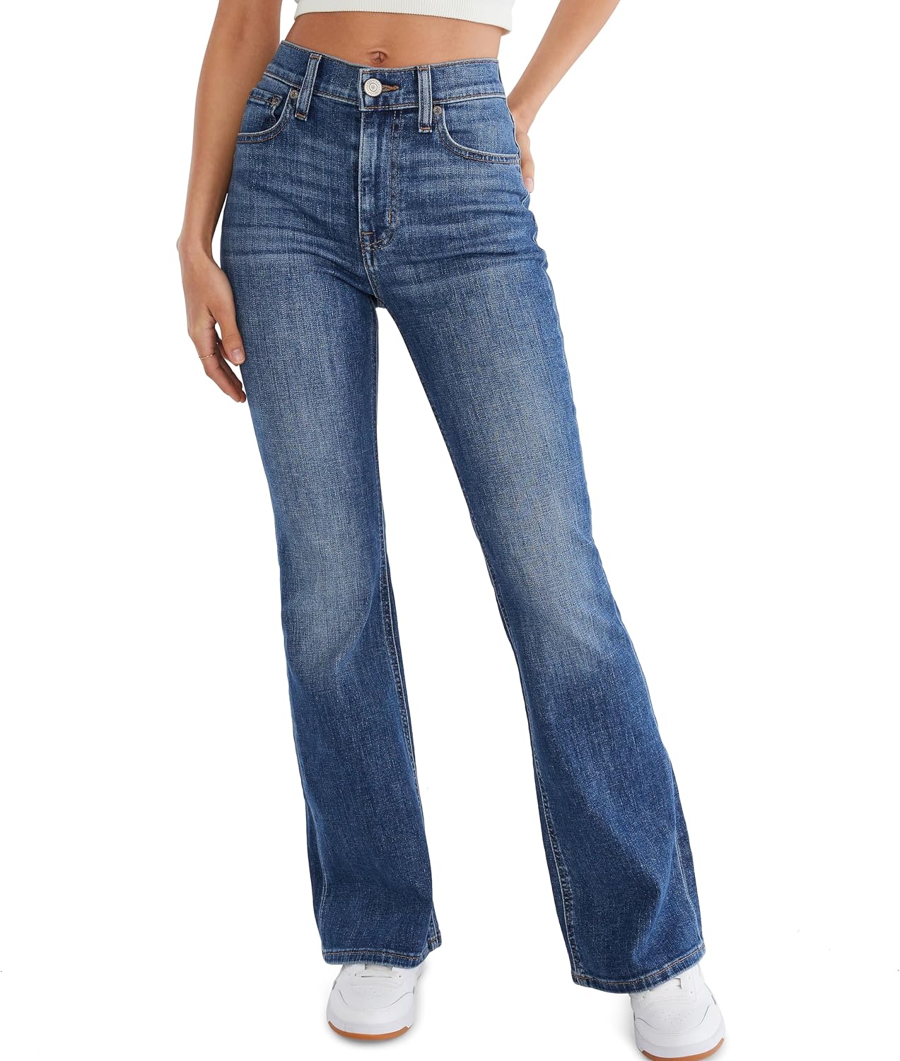 Aeropostale Women's High Rise Flare Jean for Effortless Style