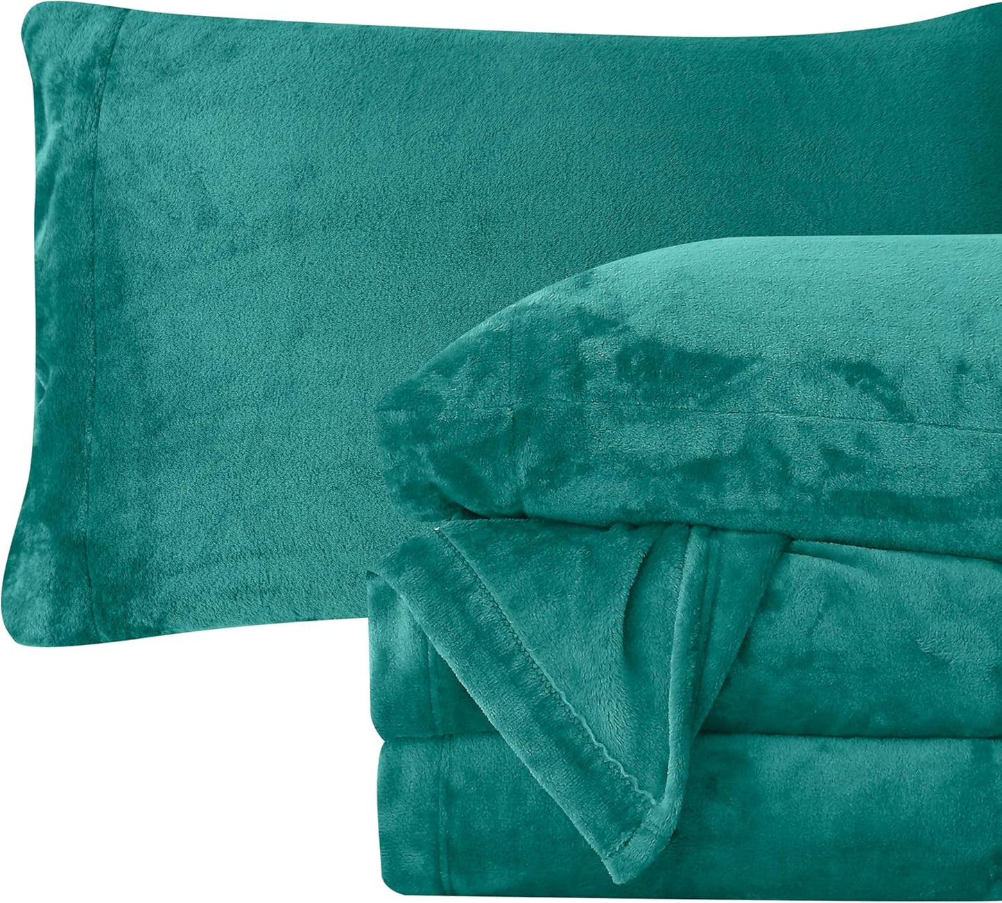 Luxuriously Soft Velvet Flannel Sheet Set for King Beds
