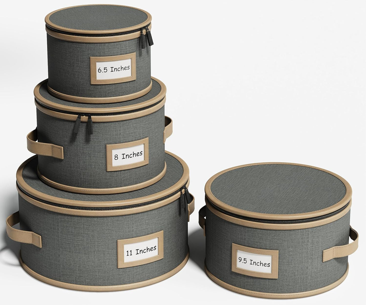 Hard Shell China Storage Containers Set for Safe Plate Storage