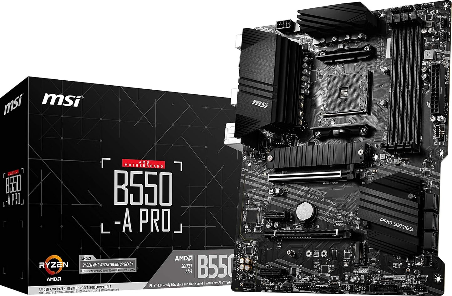 MSI B550-A PRO Motherboard for AMD Ryzen 5000 Processors