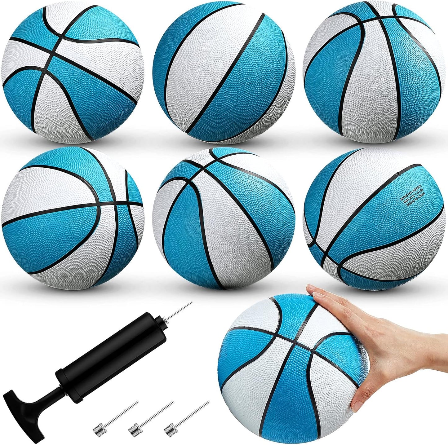 Honoson 6 Pack Water Basketballs for Pool Fun and Games