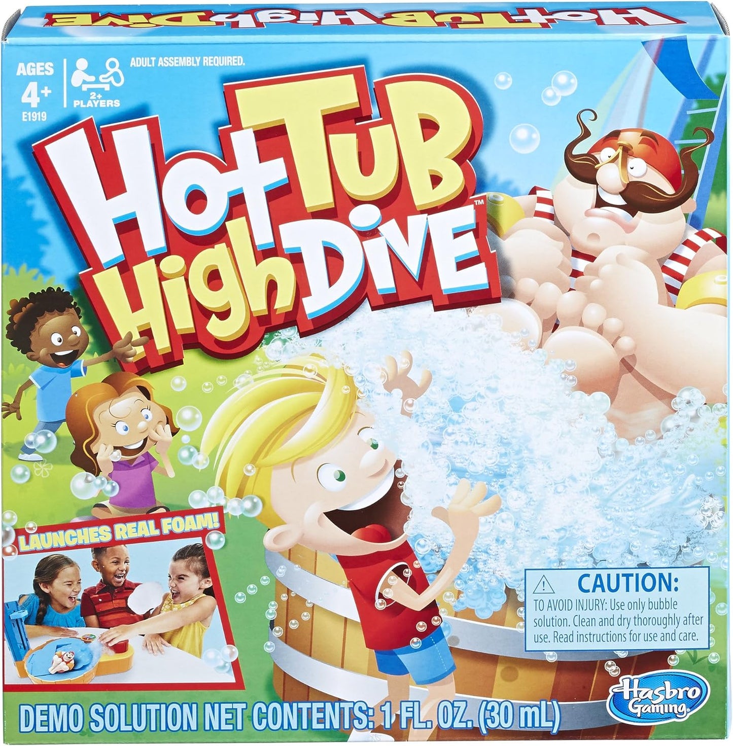 Hasbro Hot Tub High Dive Game: Bubble Fun for Kids