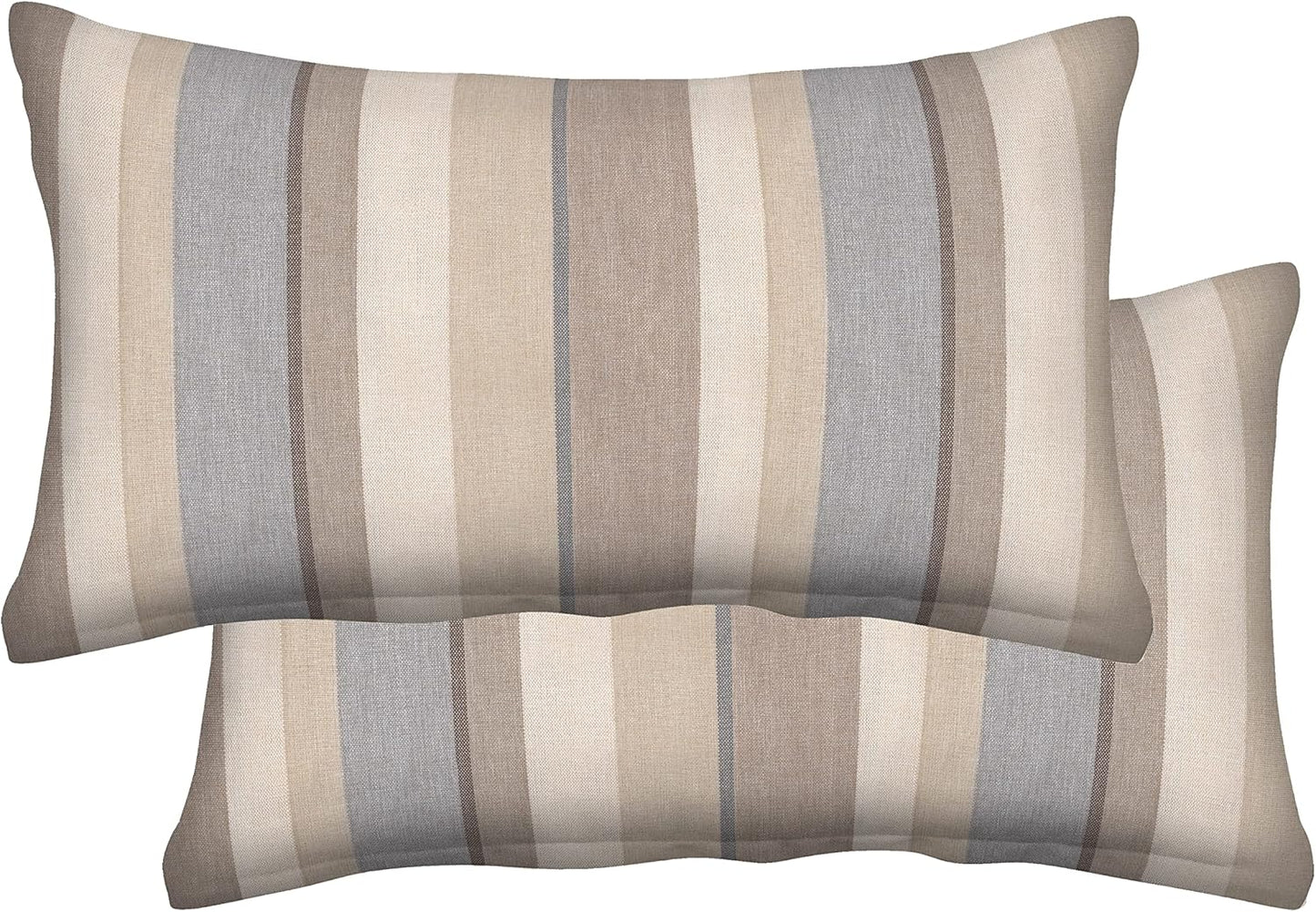 Honeycomb Outdoor Lumbar Toss Pillow Set for Stylish Comfort
