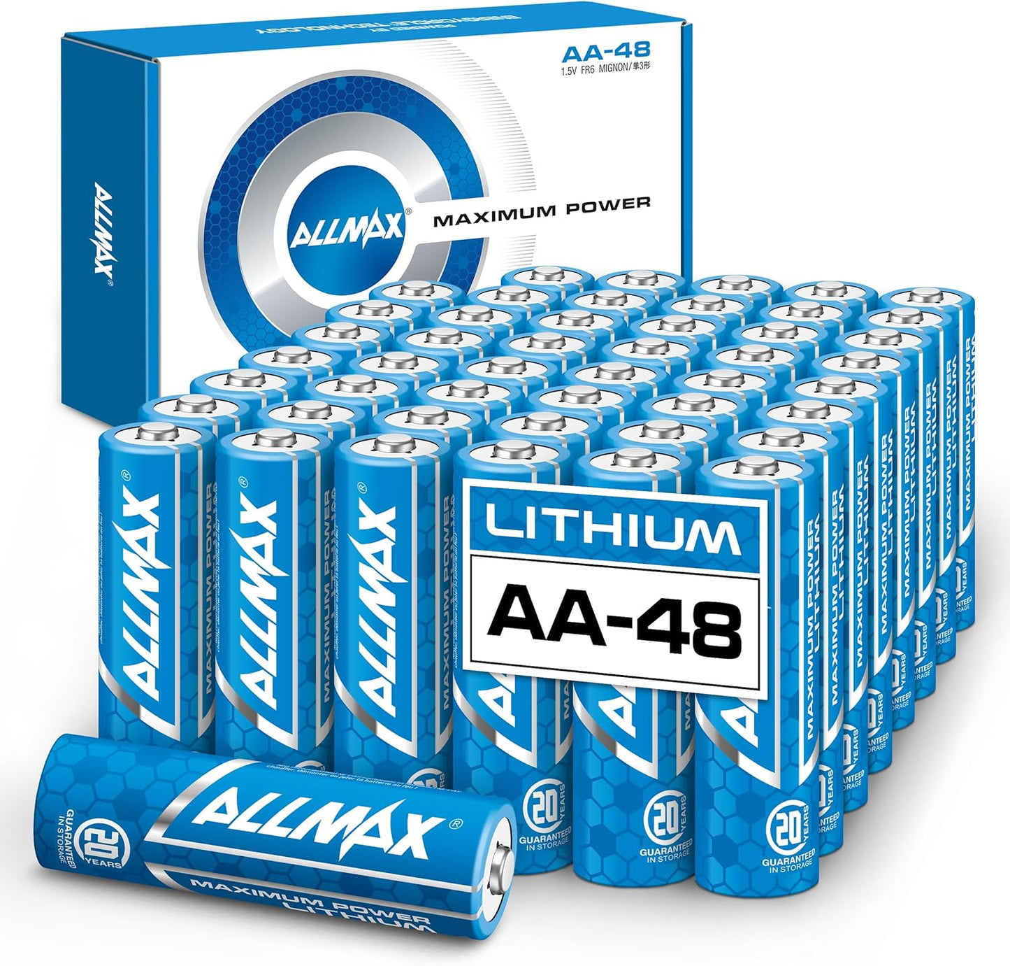Allmax AA Maximum Power Lithium Batteries for Ultimate Performance