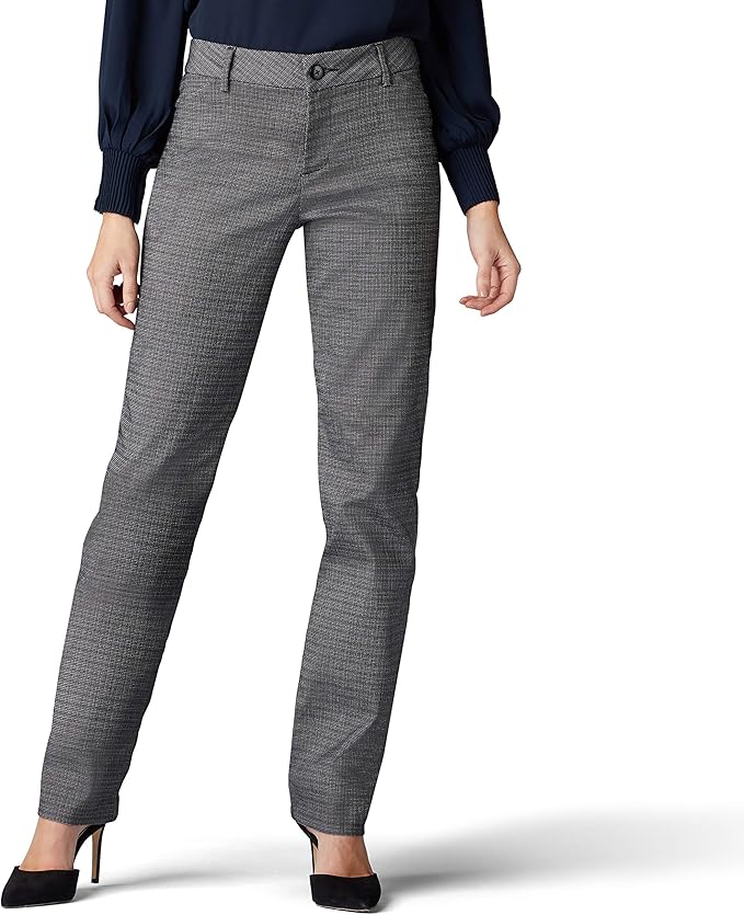 Lee Women's Wrinkle Free Relaxed Fit Straight Leg Pant Review