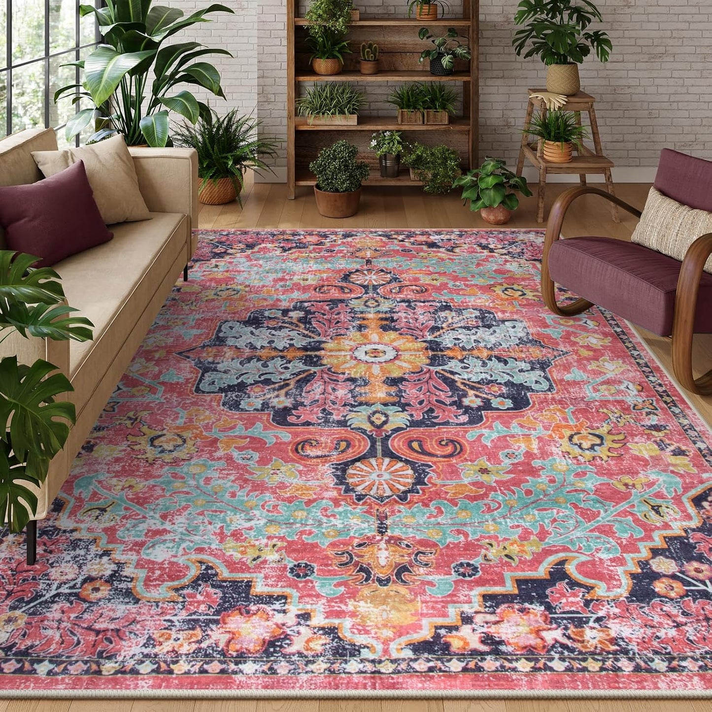 Lahome Area Rugs 9x12 for Living Room and Bedroom Decor